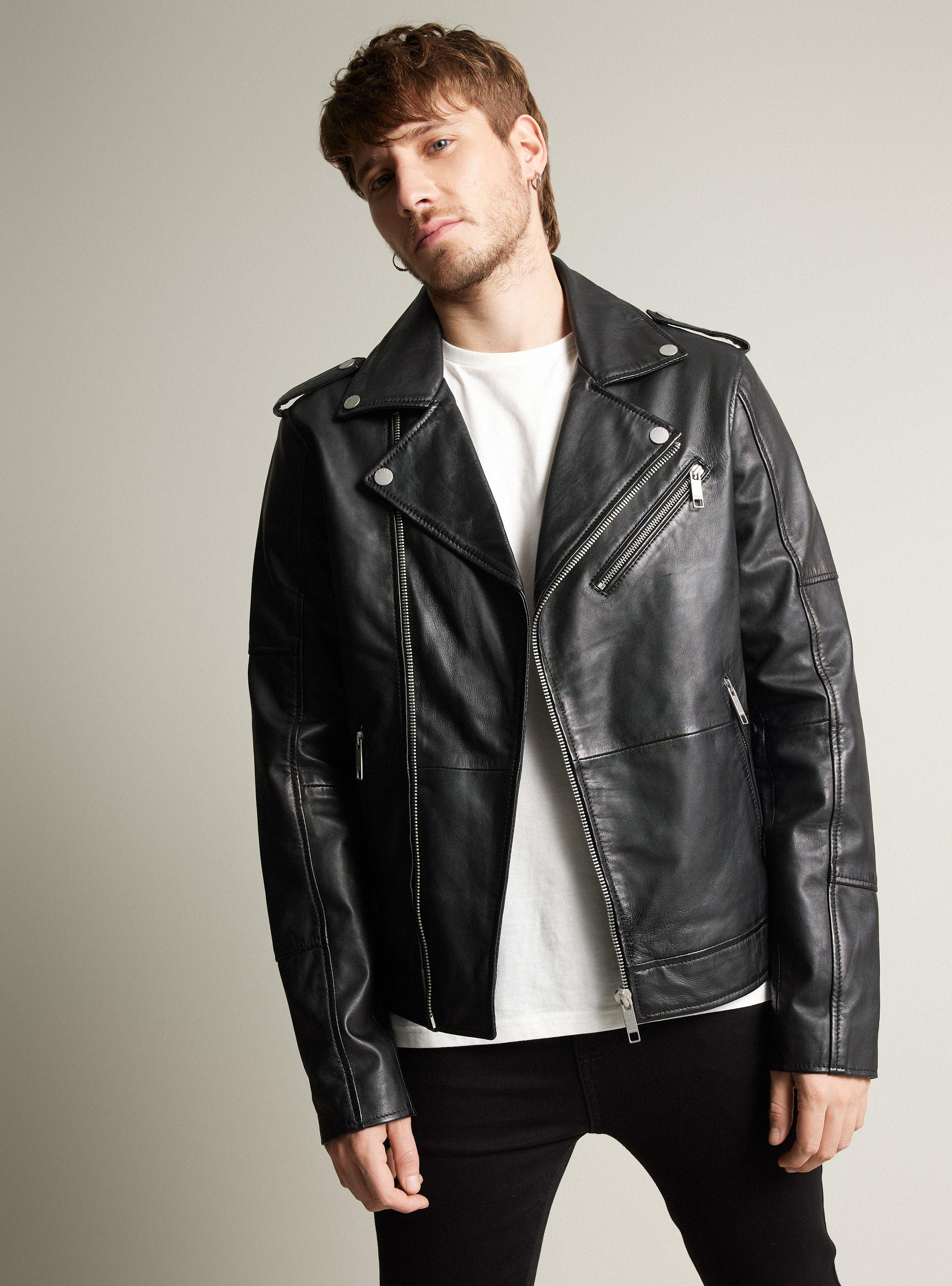 Chaqueta Modelo Biker Cuero-0