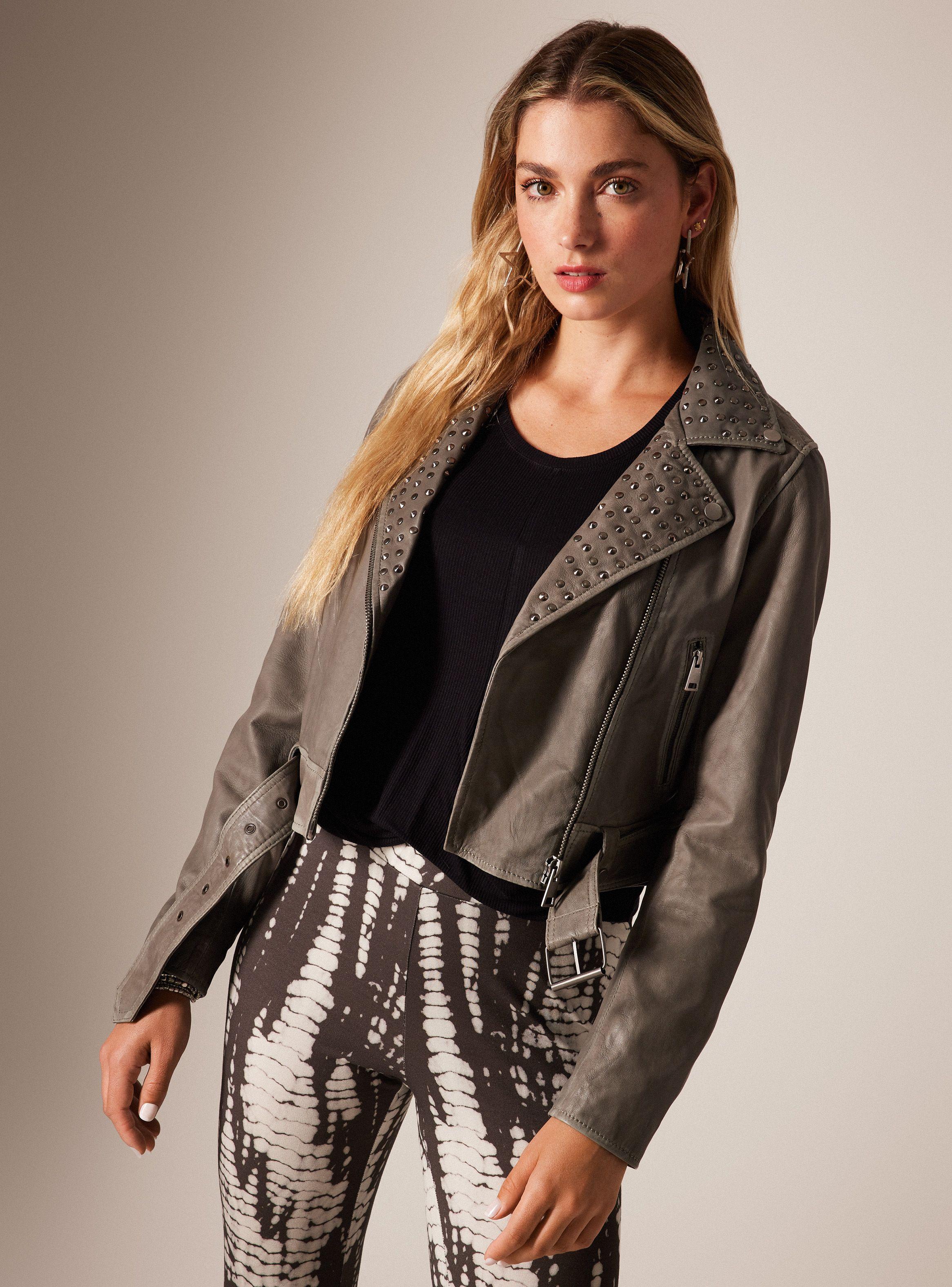 Chaqueta Cuero Biker-0