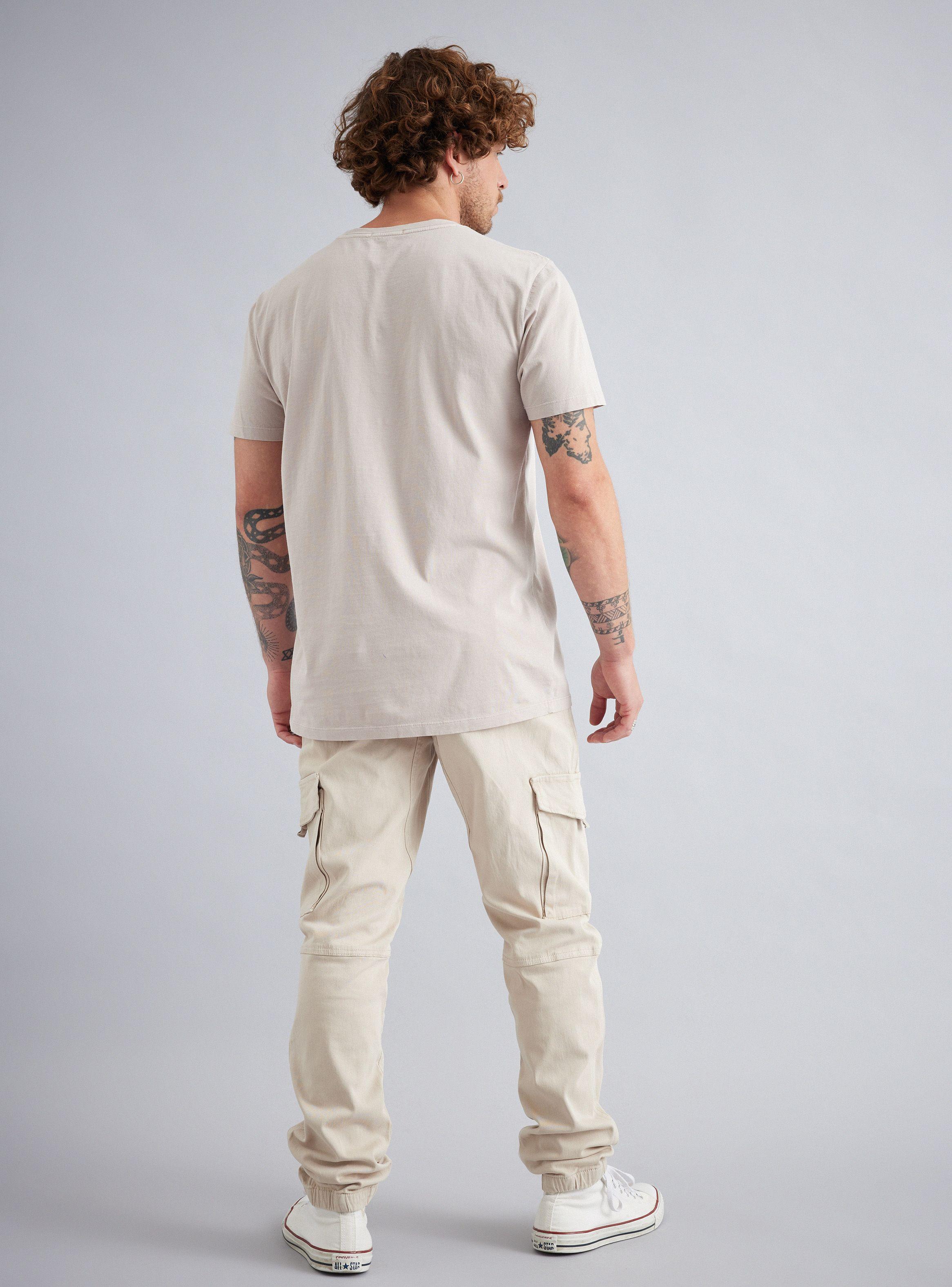 Pantalón Jogger Cargo Tiro Medio-5