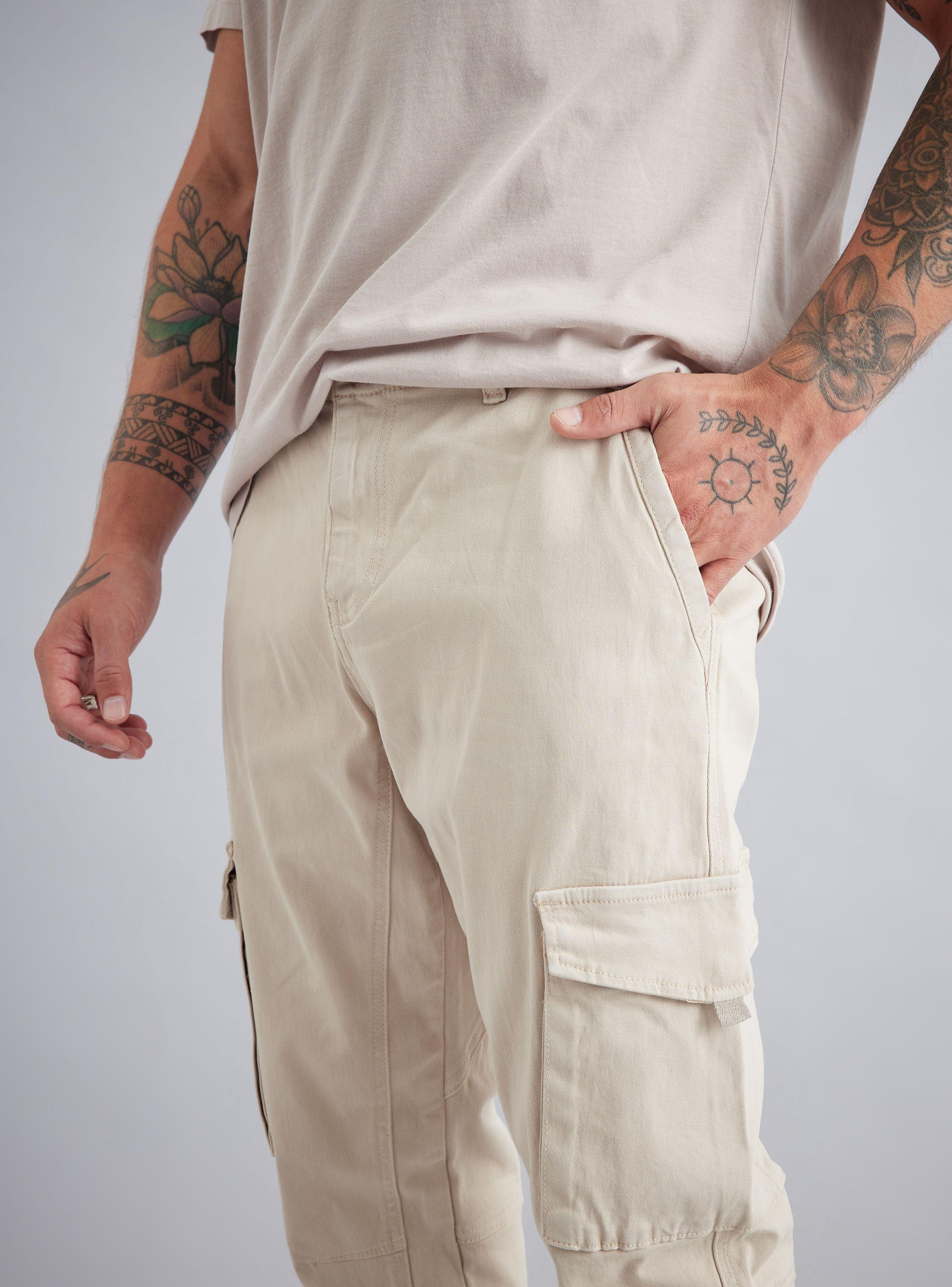 Pantalón Jogger Cargo Tiro Medio-2