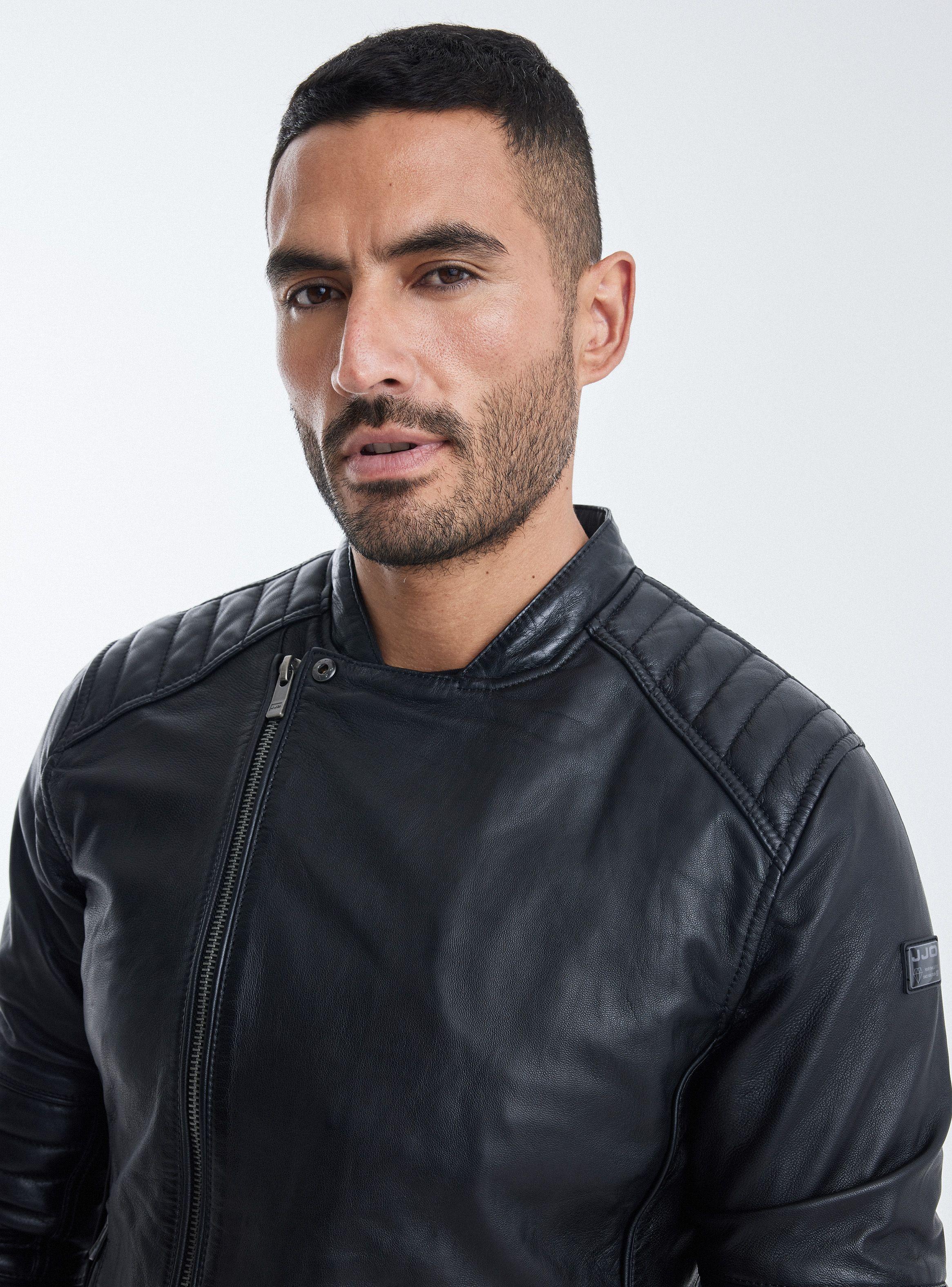 Chaqueta Cuero Biker Ed Hardy Forro Estampado-3