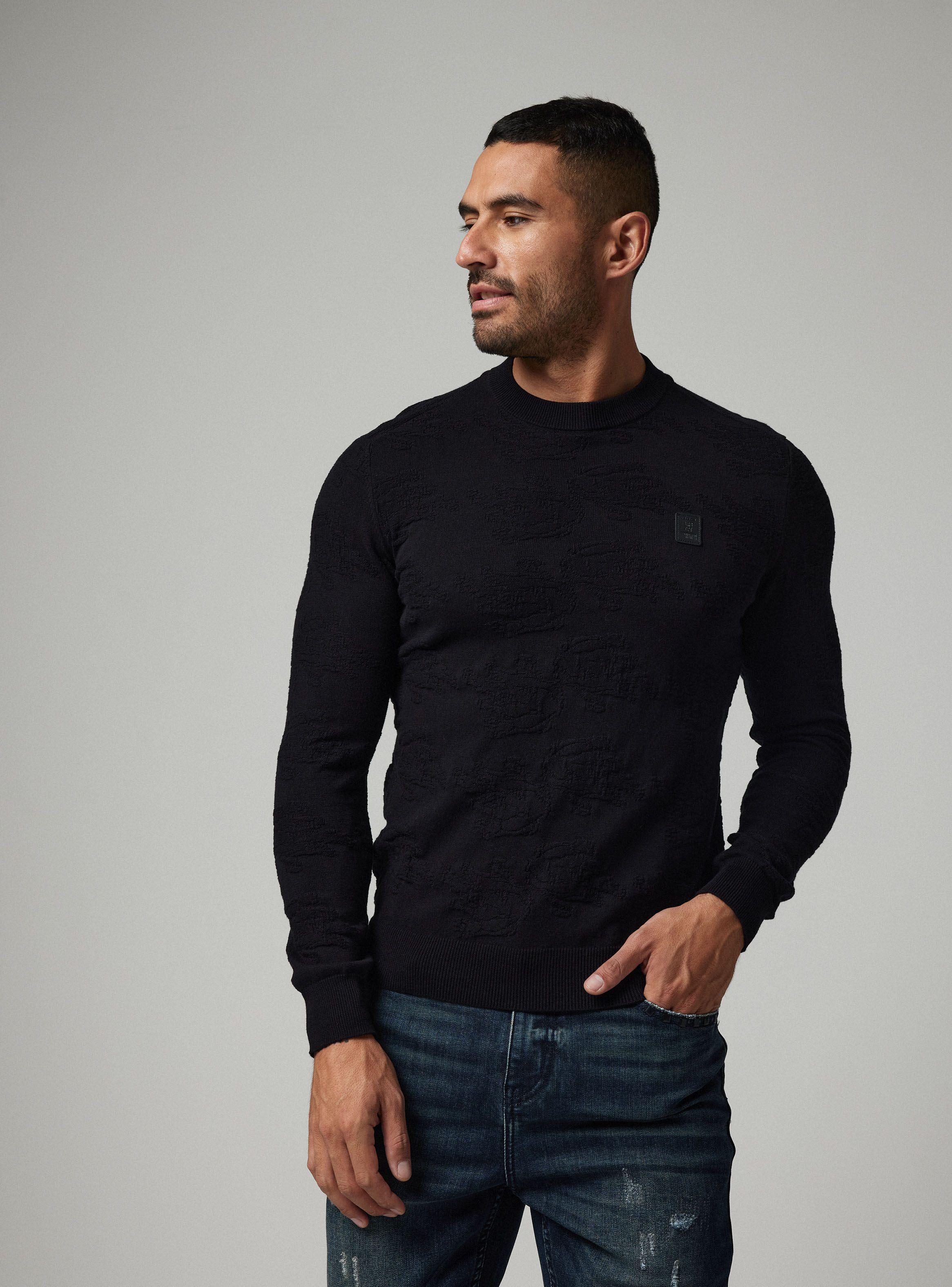 Sweater Jacquard Ed Hardy Lavado-0