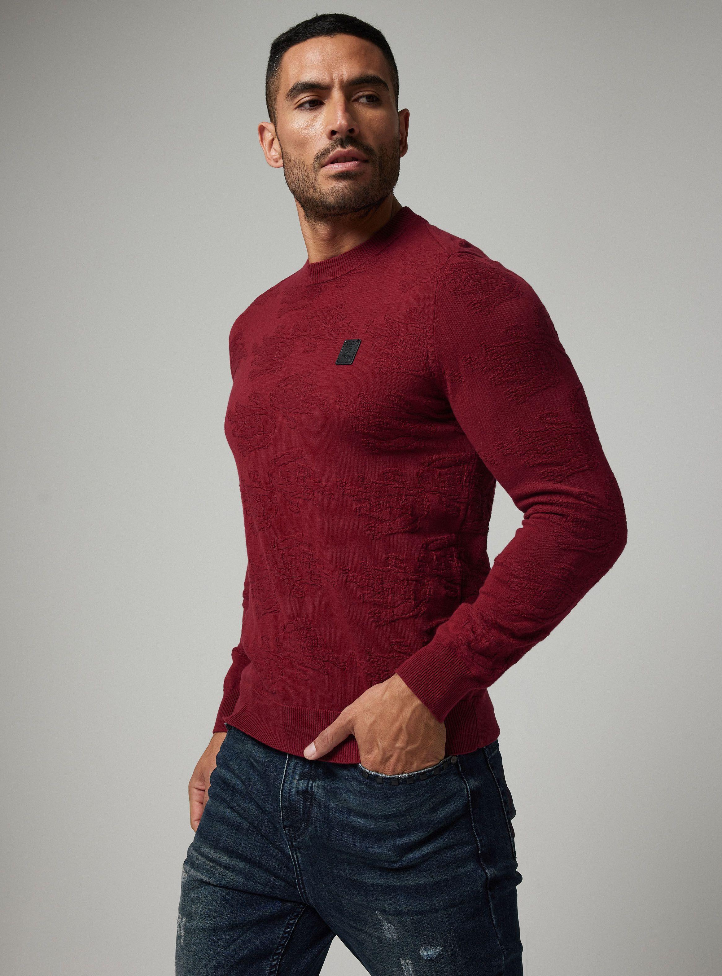Sweater Jacquard Ed Hardy Lavado-0