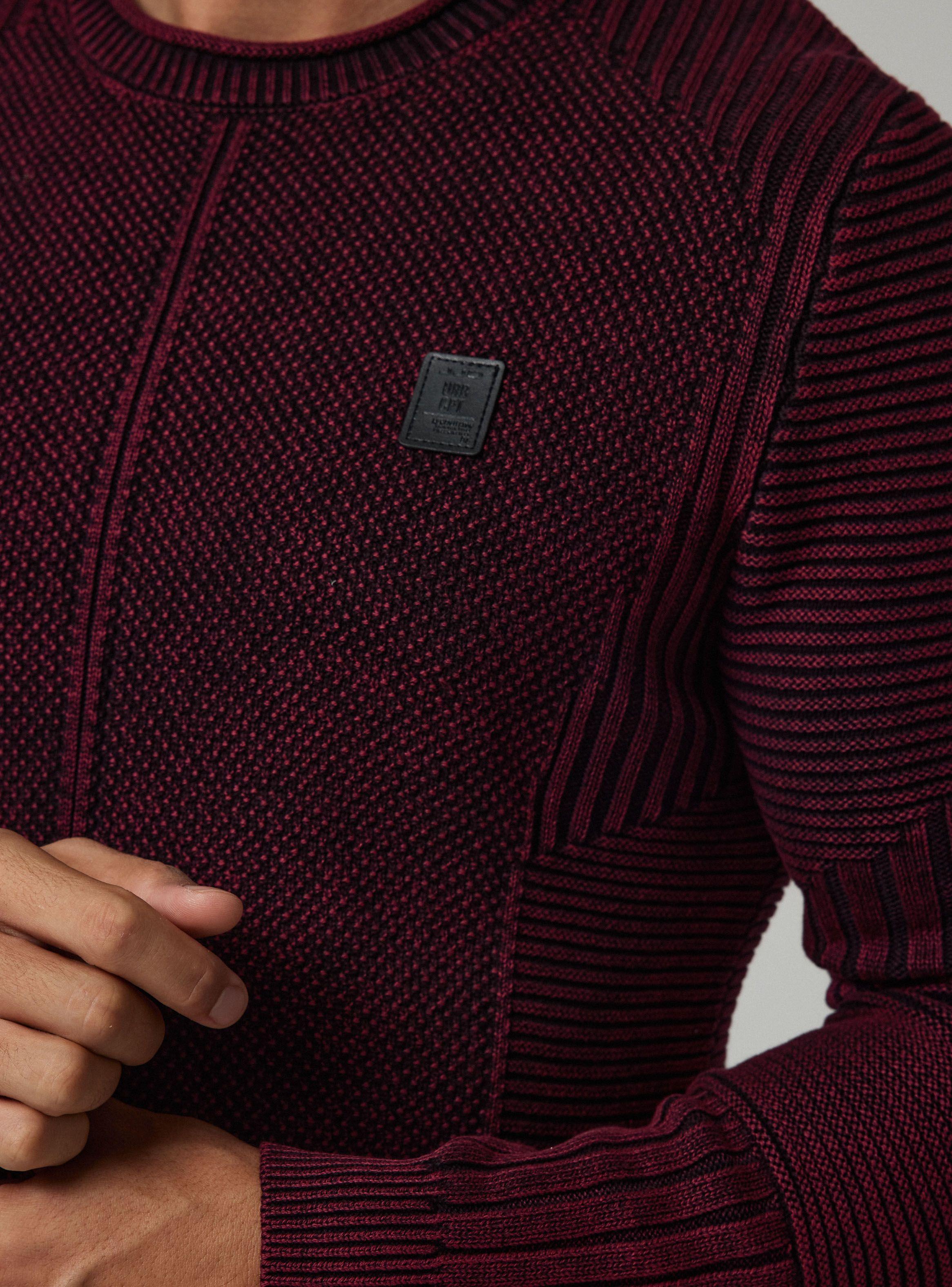 Sweater Multi Punto Lavado Bicolor-3