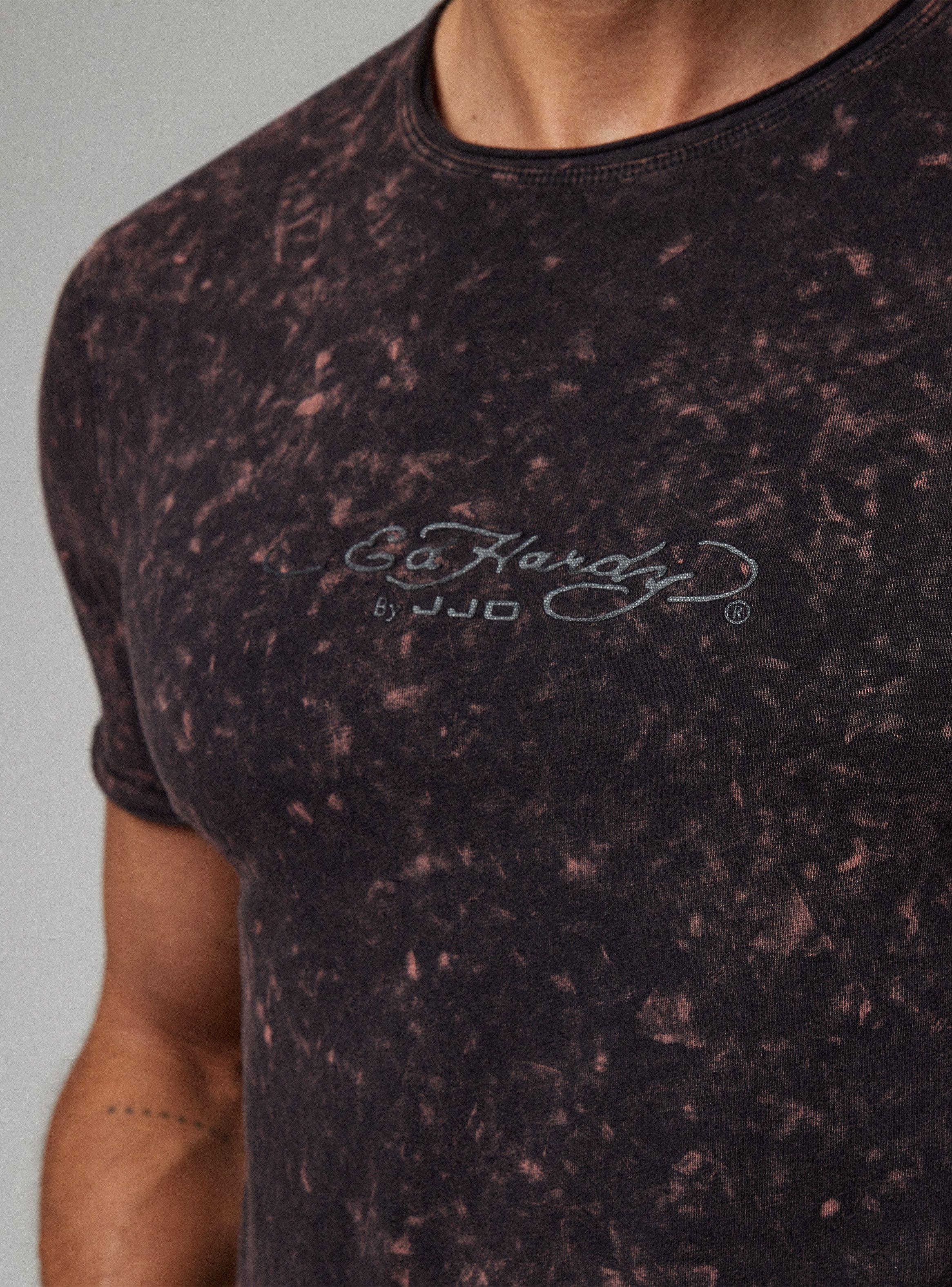 Polera Ed Hardy Acid Wash Bicolor-3