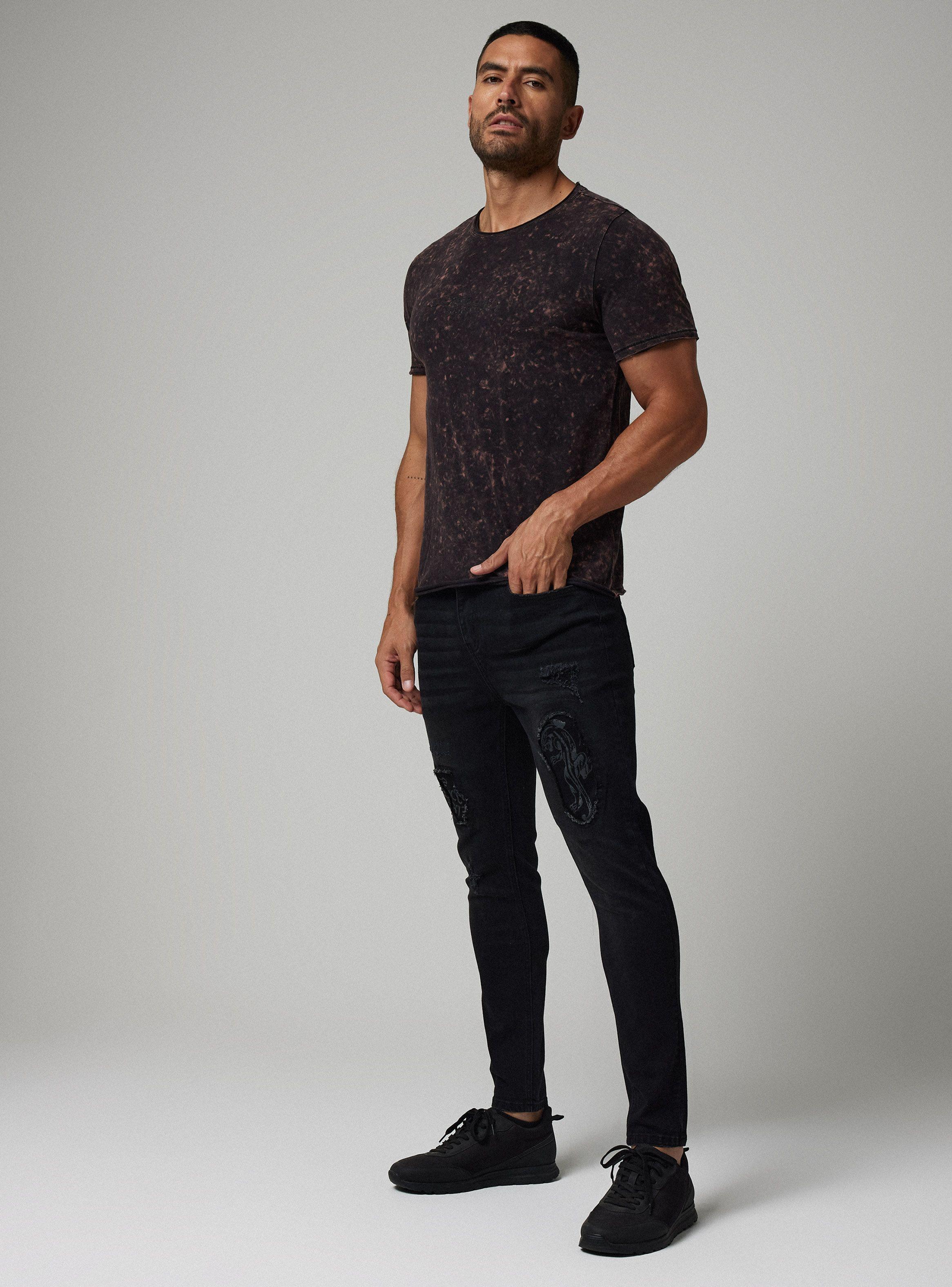 Polera Ed Hardy Acid Wash Bicolor-4