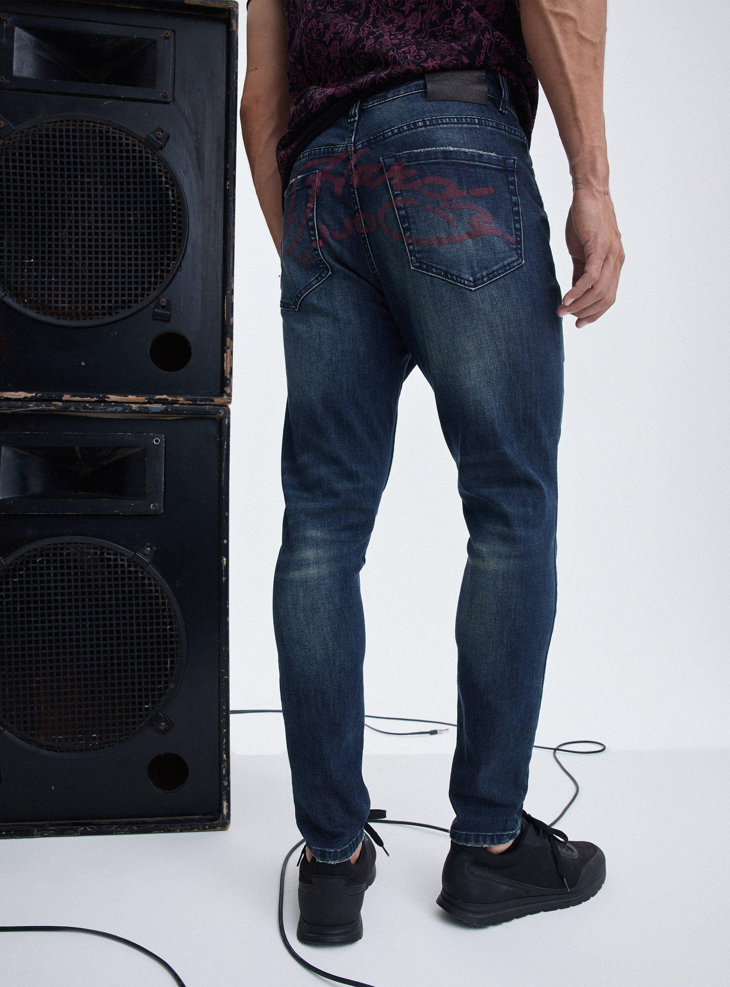 Jeans Ed Hardy  Estampado Trasero-1