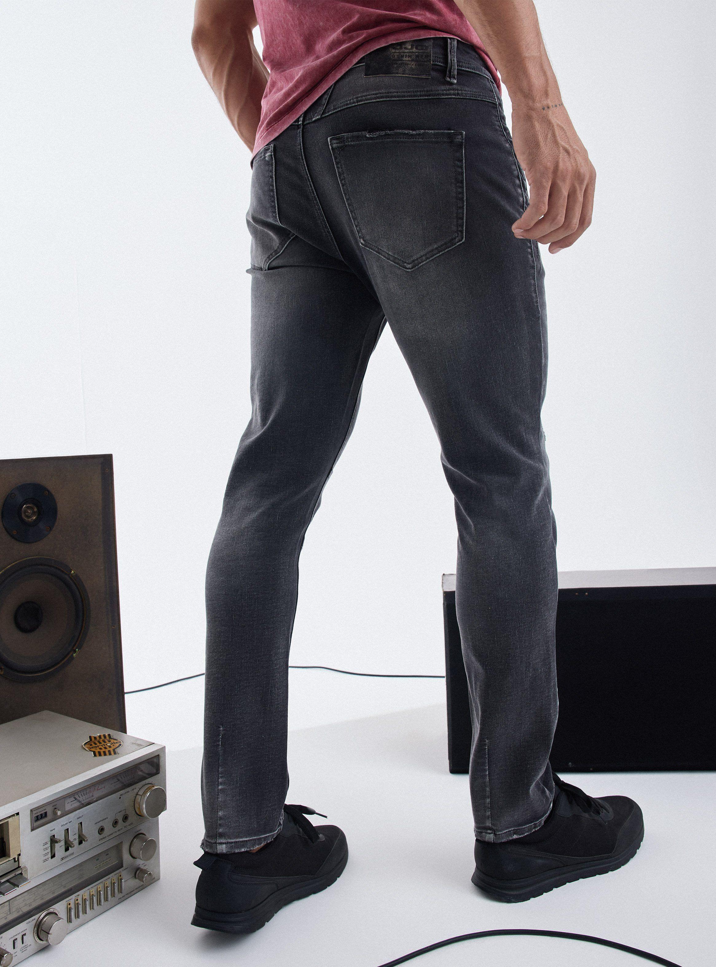 Jeans Bolsillo Recto Pinzas-1