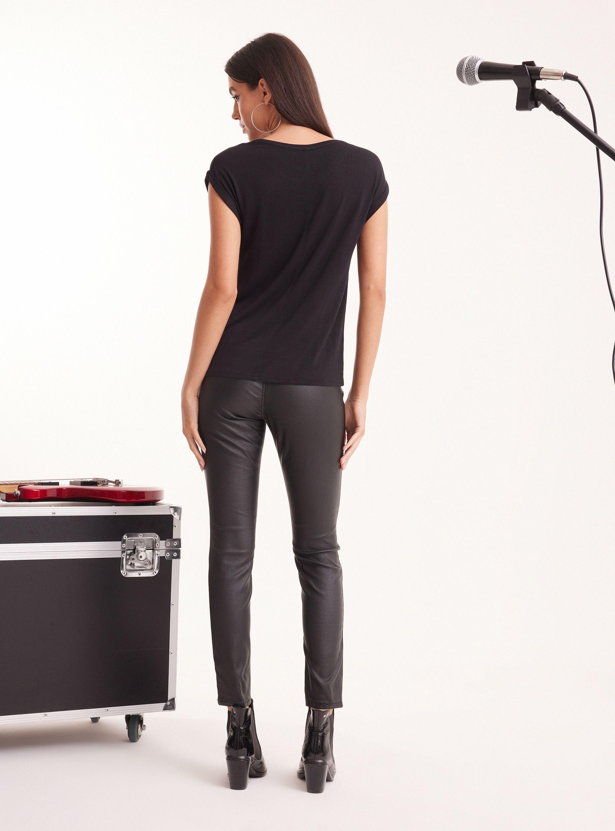 Polera Tejida Aplicación Strass-5