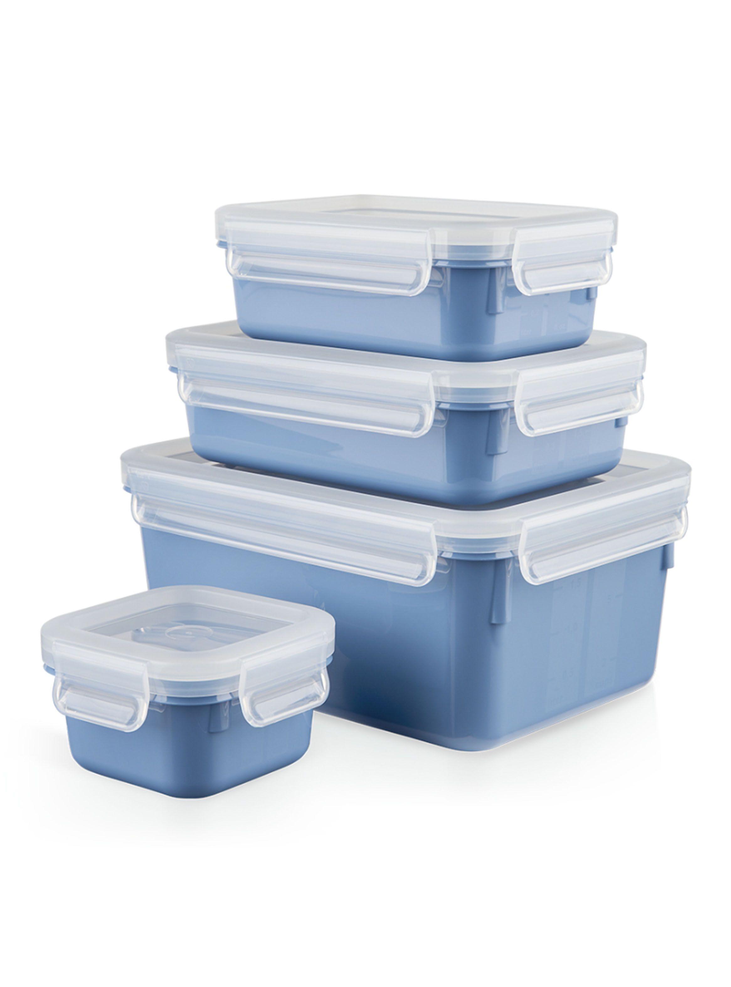 Contenedor de Alimento Masterseal 4 Piezas Azul-0