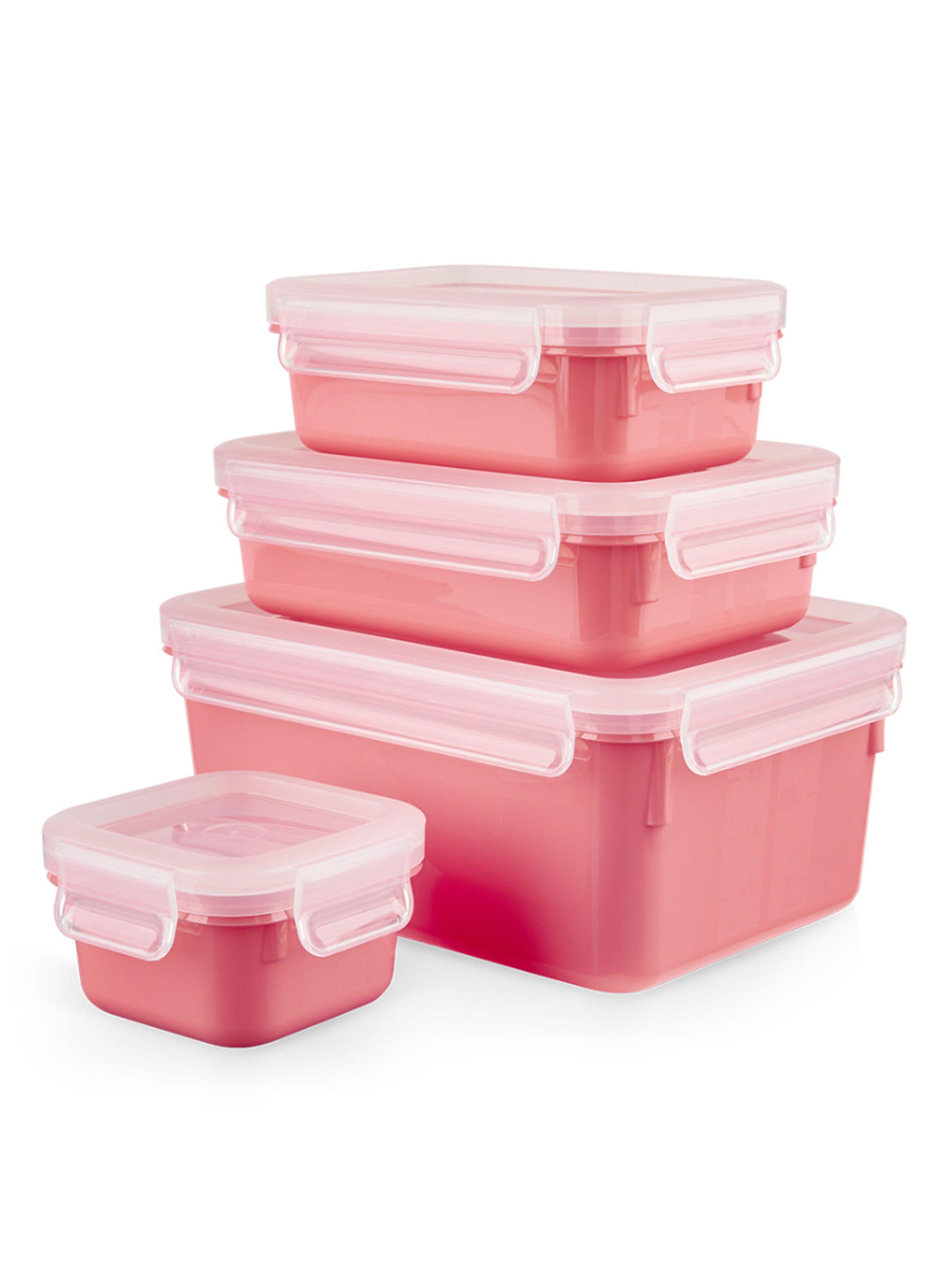 Contenedor de Alimento Masterseal 4 Piezas Coral-0