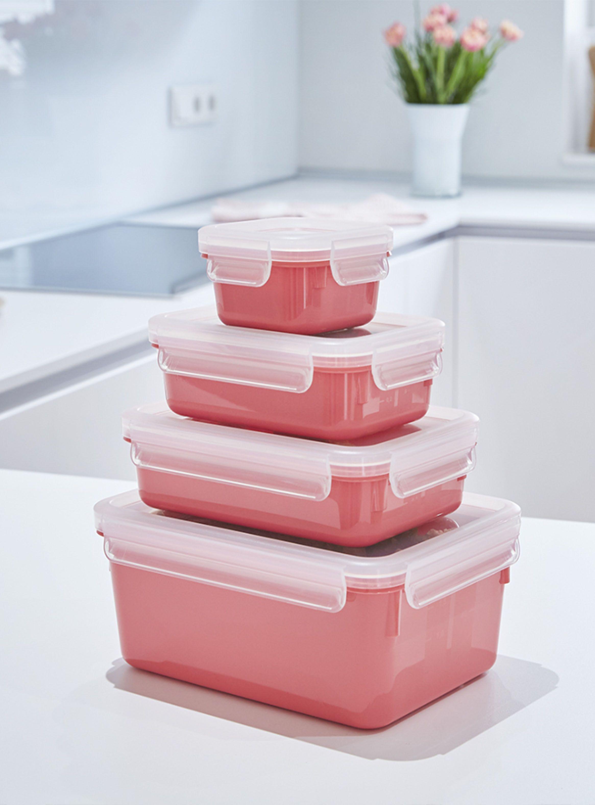 Contenedor de Alimento Masterseal 4 Piezas Coral-2