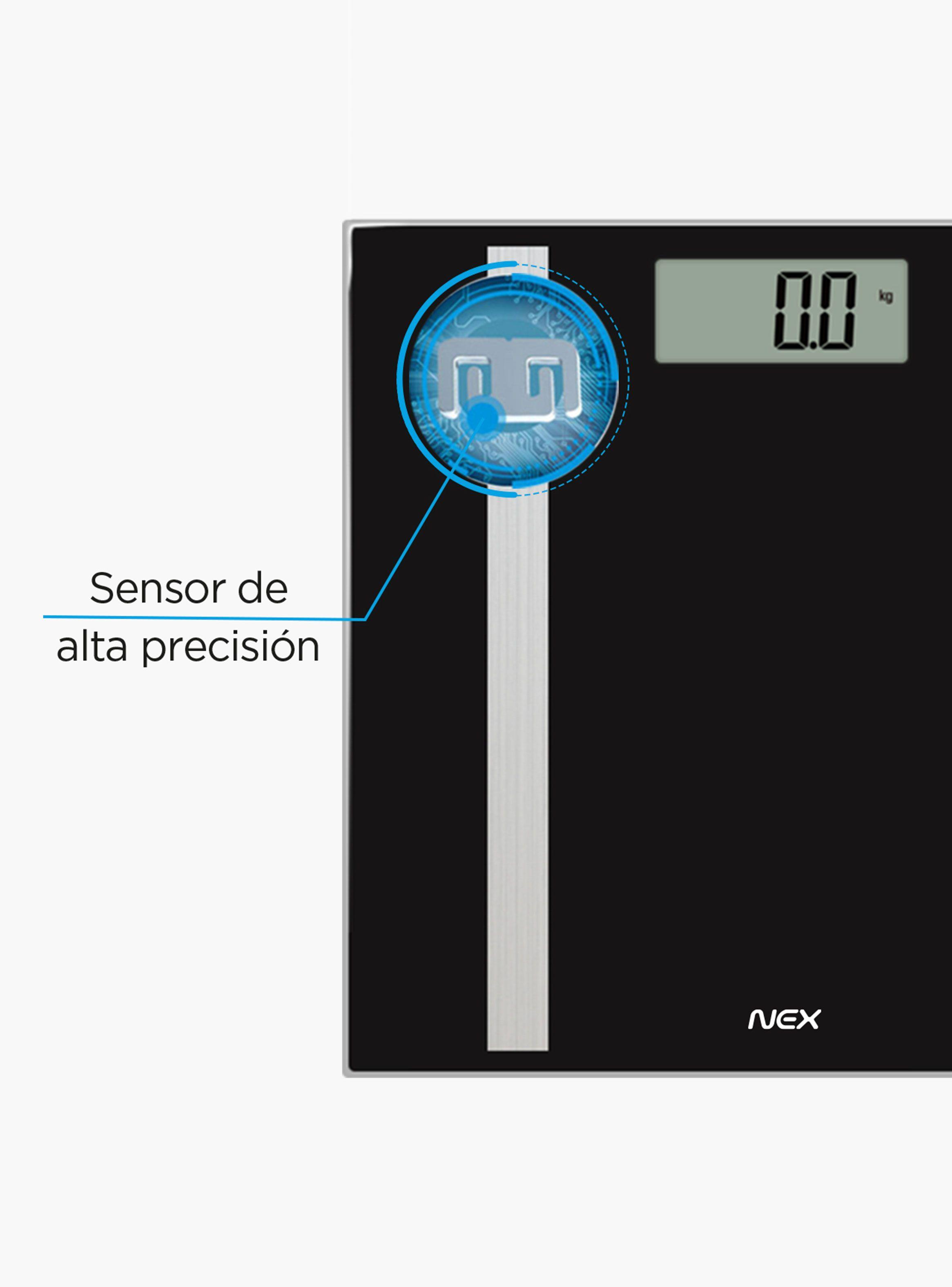 Balanza Digital Smart Bodyfit Negro-4
