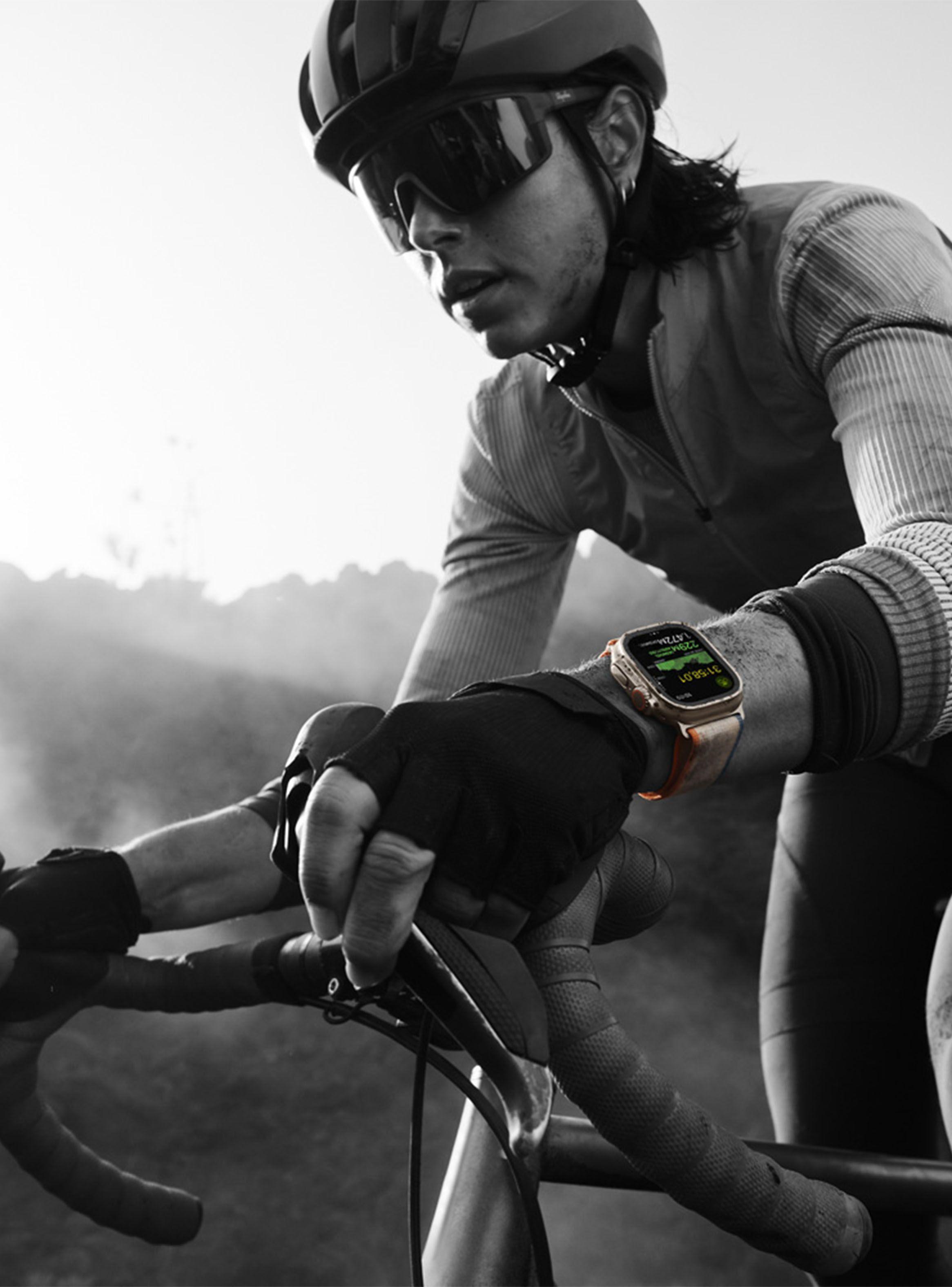 Apple Watch Ultra 2 GPS + Cellular Titanio 49mm Correa Loop Trail Verde/Gris Talla S/M-4