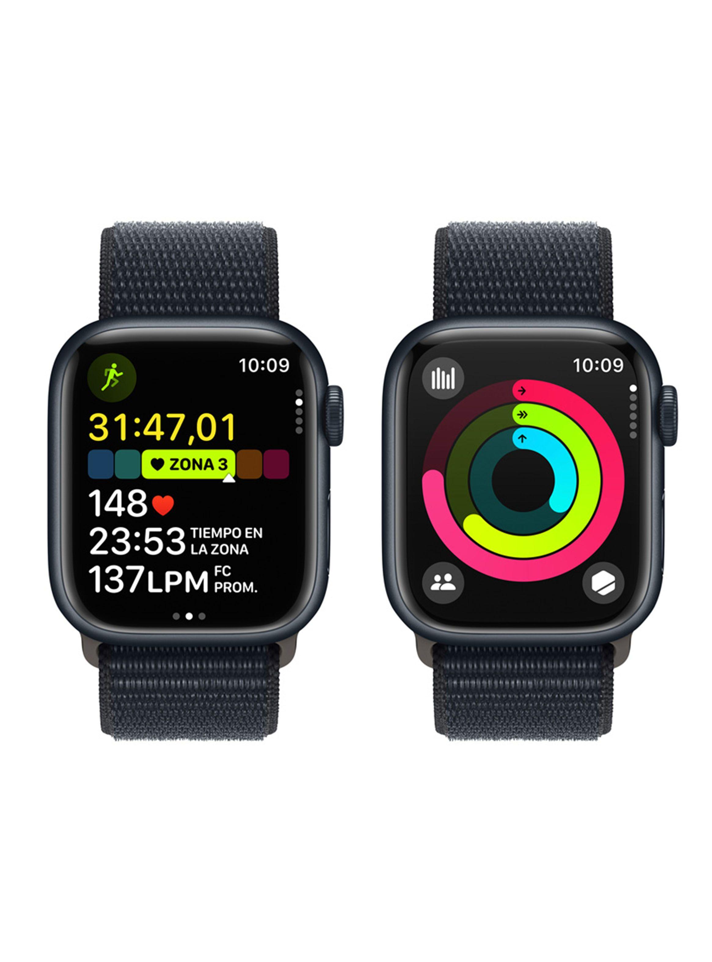 Apple Watch Series 9 GPS 41mm Caja Aluminio y Correa Loop Medianoche-7