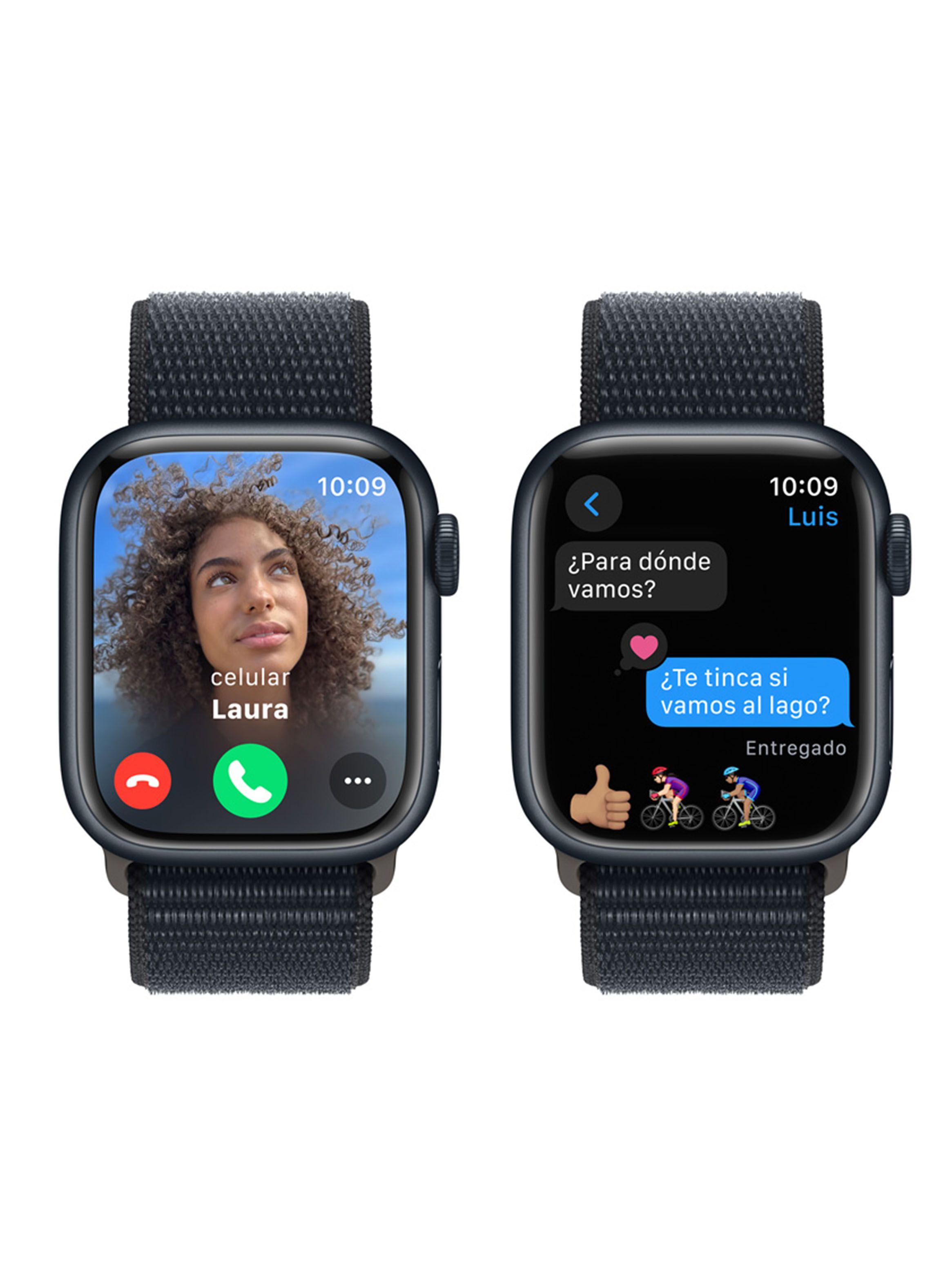 Apple Watch Series 9 GPS 41mm Caja Aluminio y Correa Loop Medianoche-5