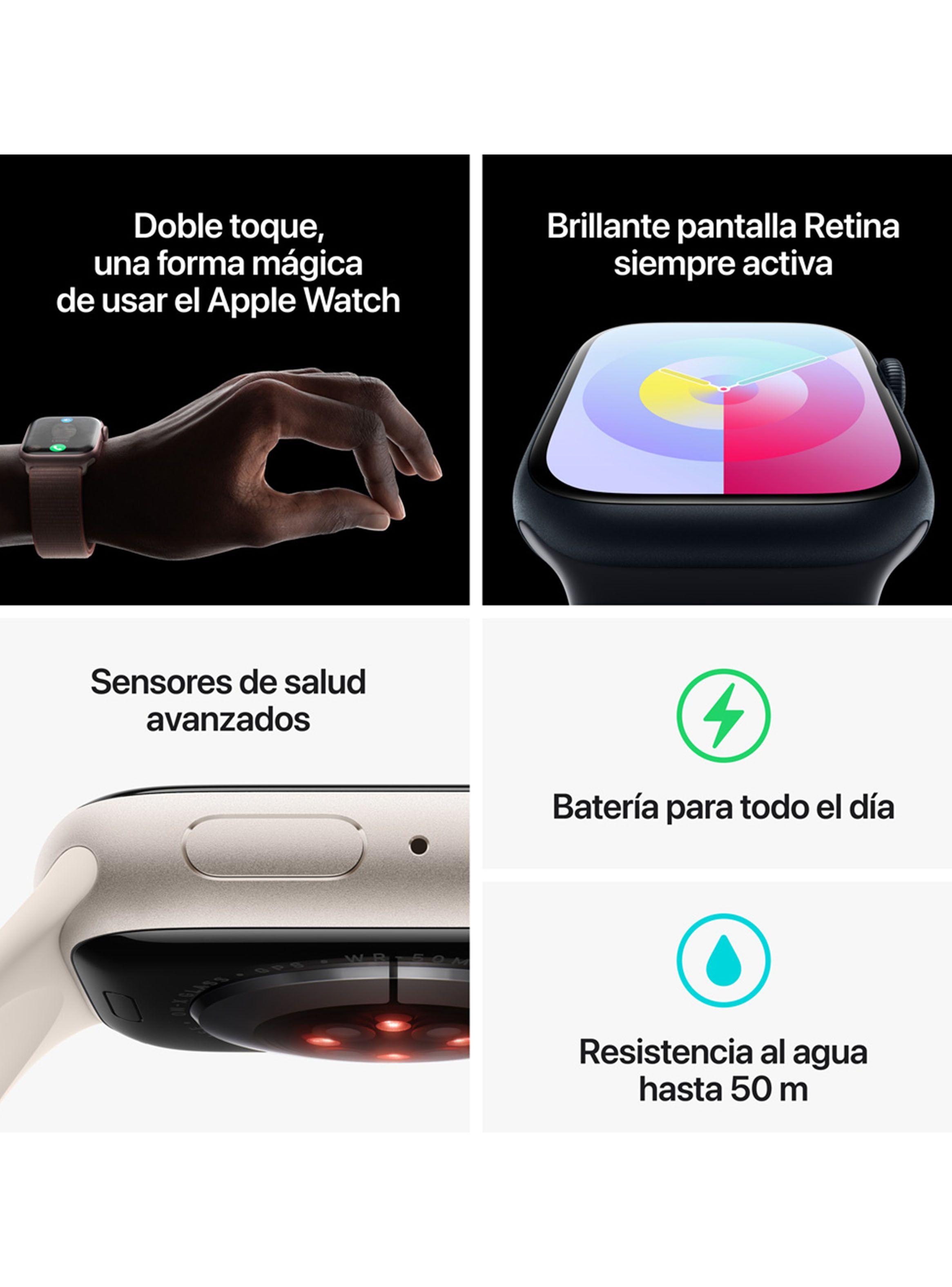 Apple Watch Series 9 GPS 41mm Caja Aluminio y Correa Loop Rosado-8