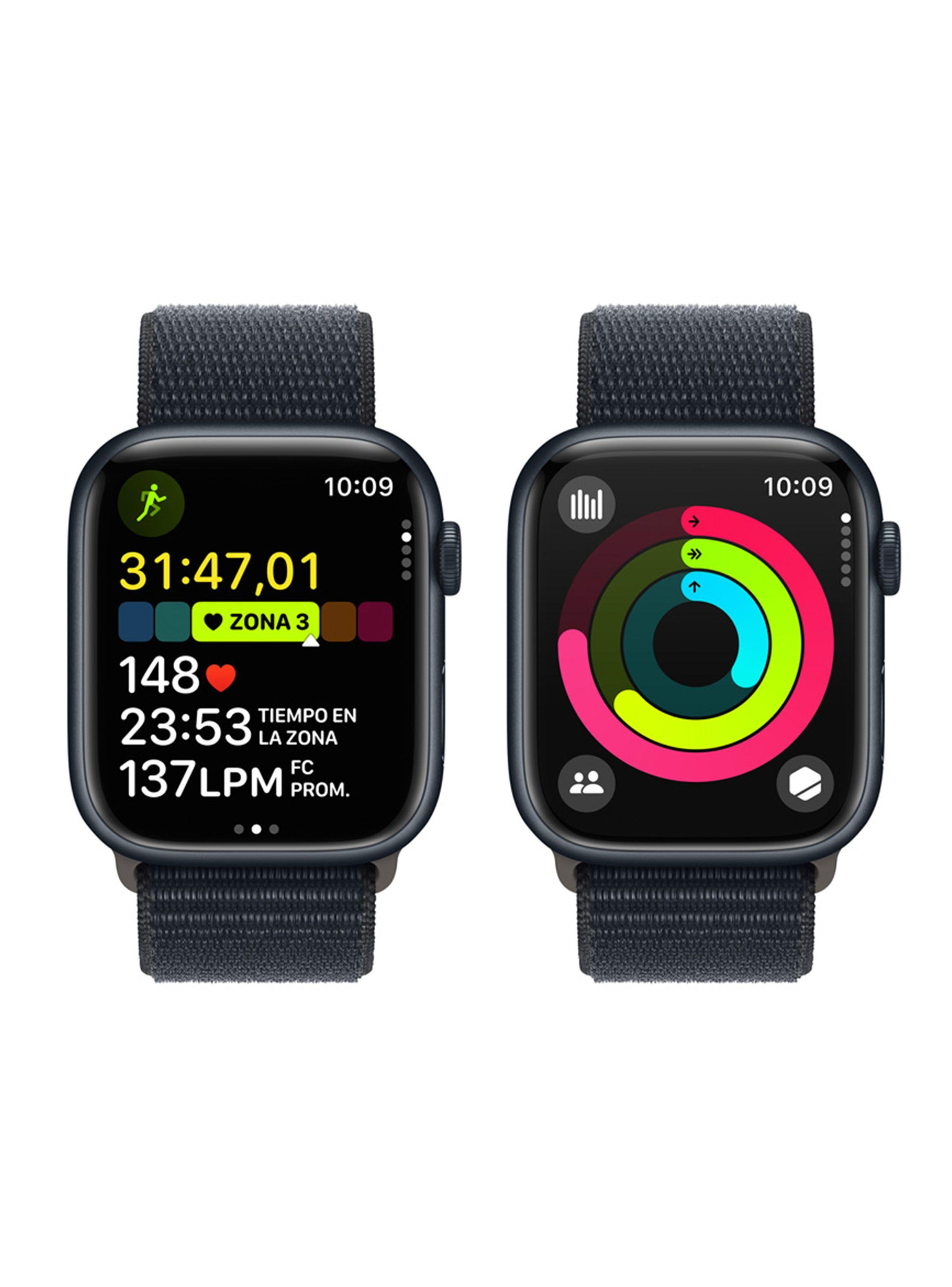 Apple Watch Series 9 GPS 45mm Caja Aluminio y Correa Loop Medianoche-7