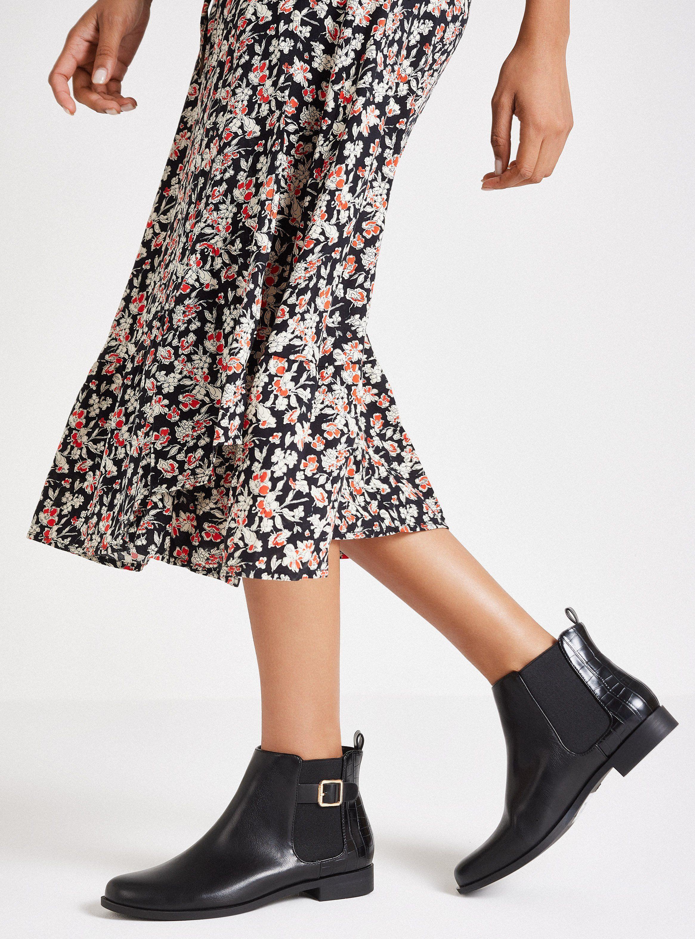 Botín Bajo con Textura  Mujer-0