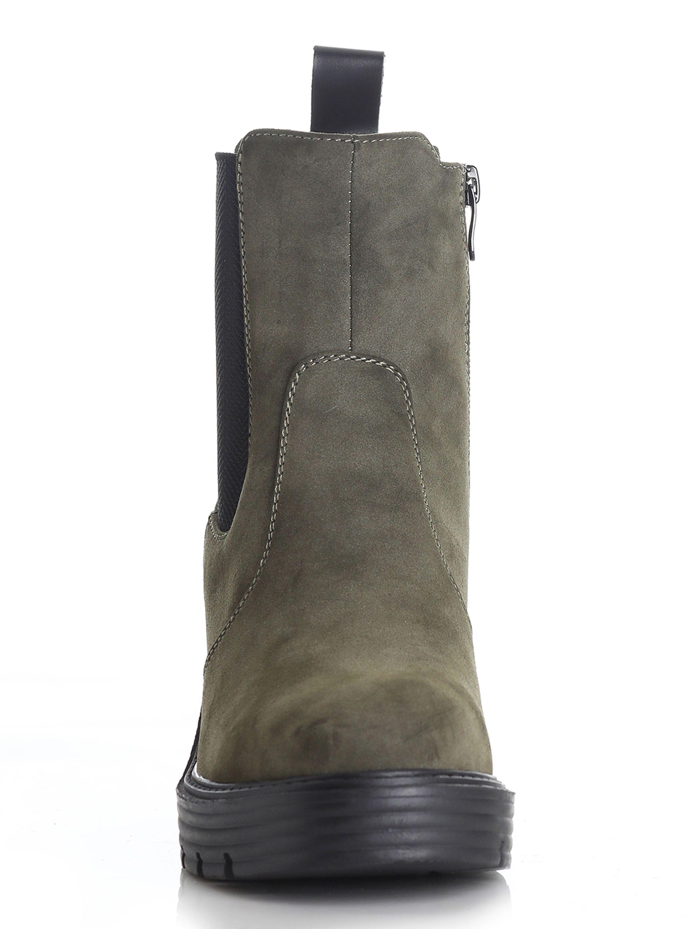 Botín Taco Cuadrado Bovui24-214 Mujer-2