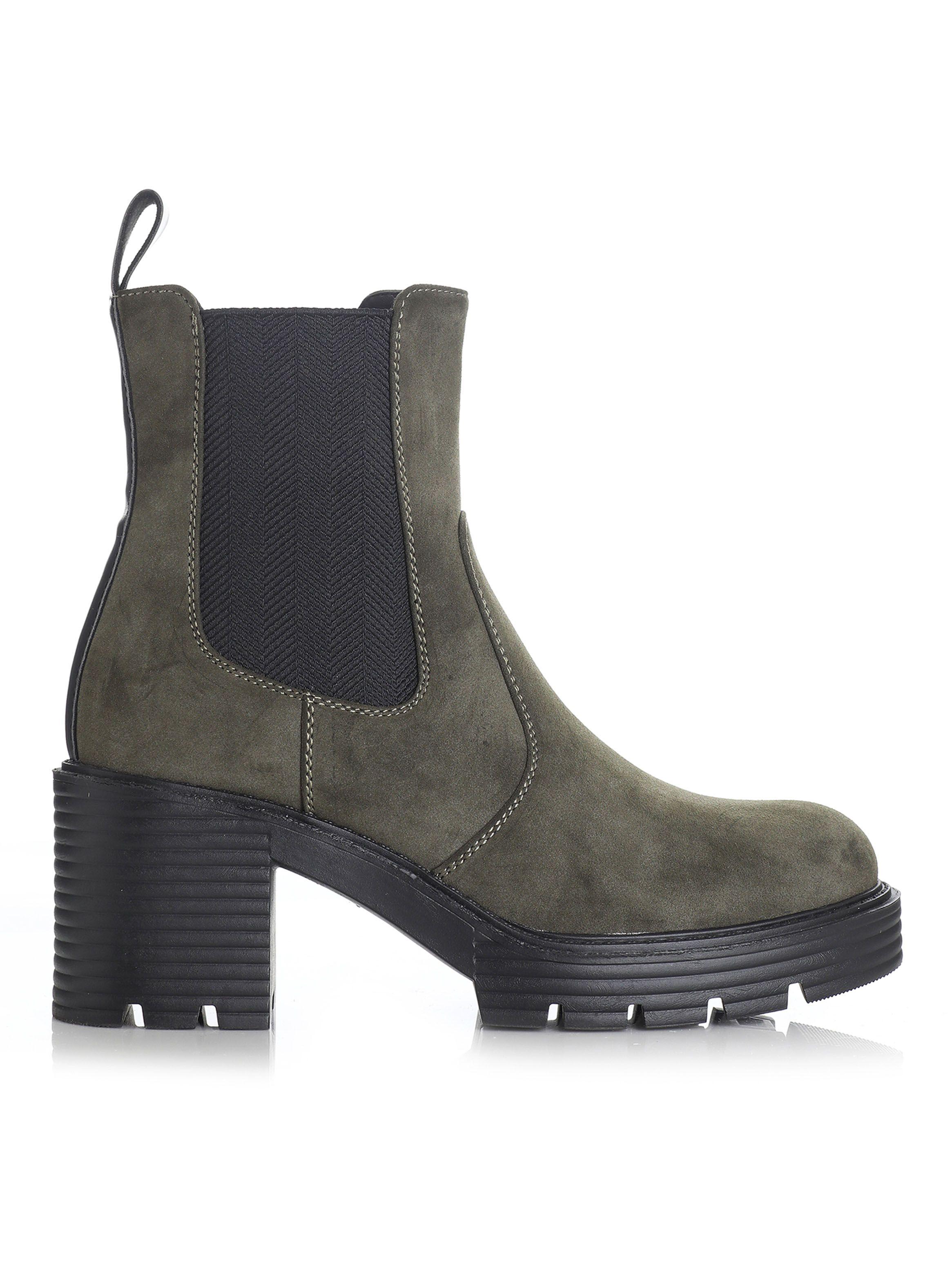 Botín Taco Cuadrado Bovui24-214 Mujer-0