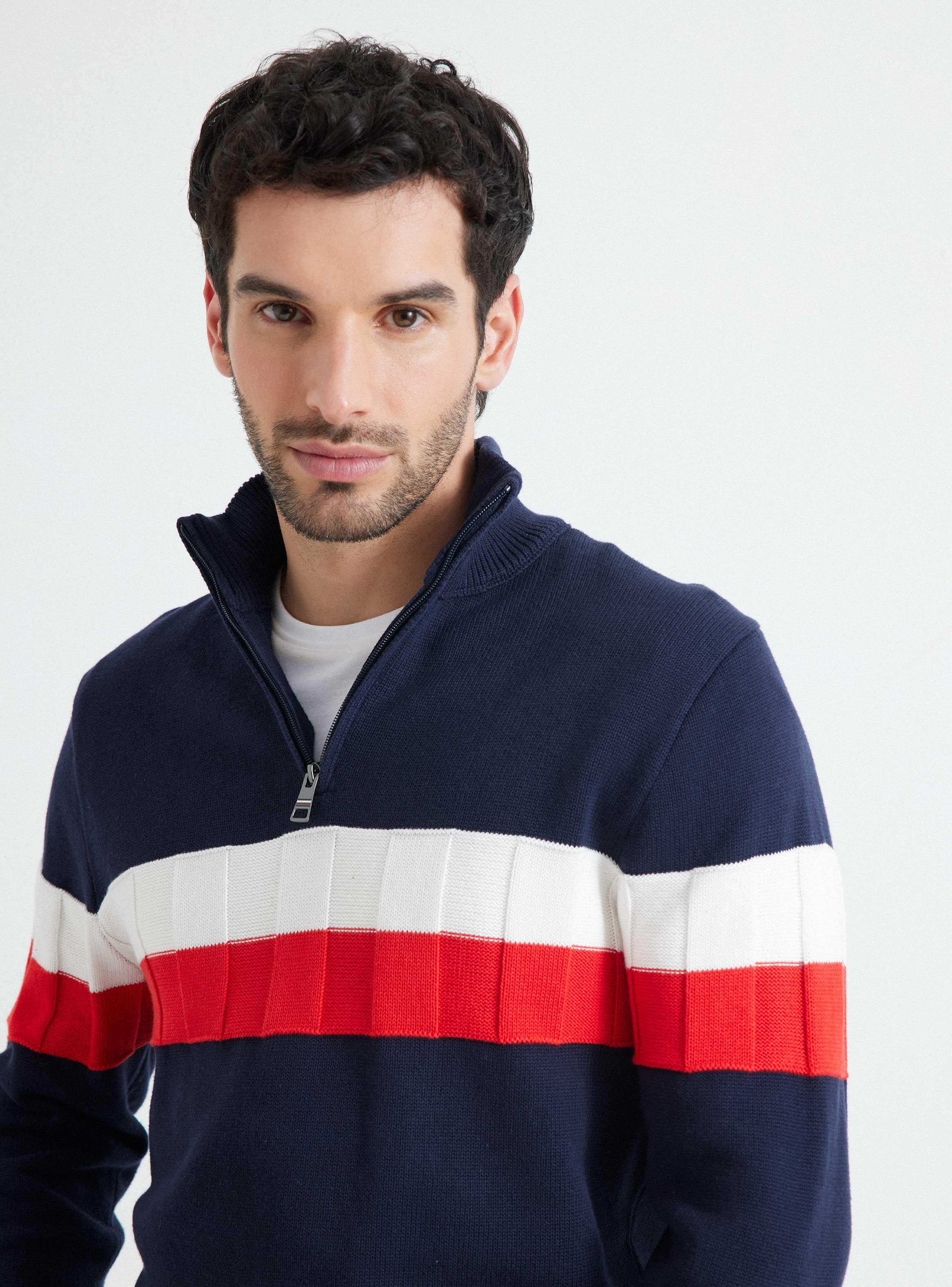 Sweater Tricolor Rayas-2