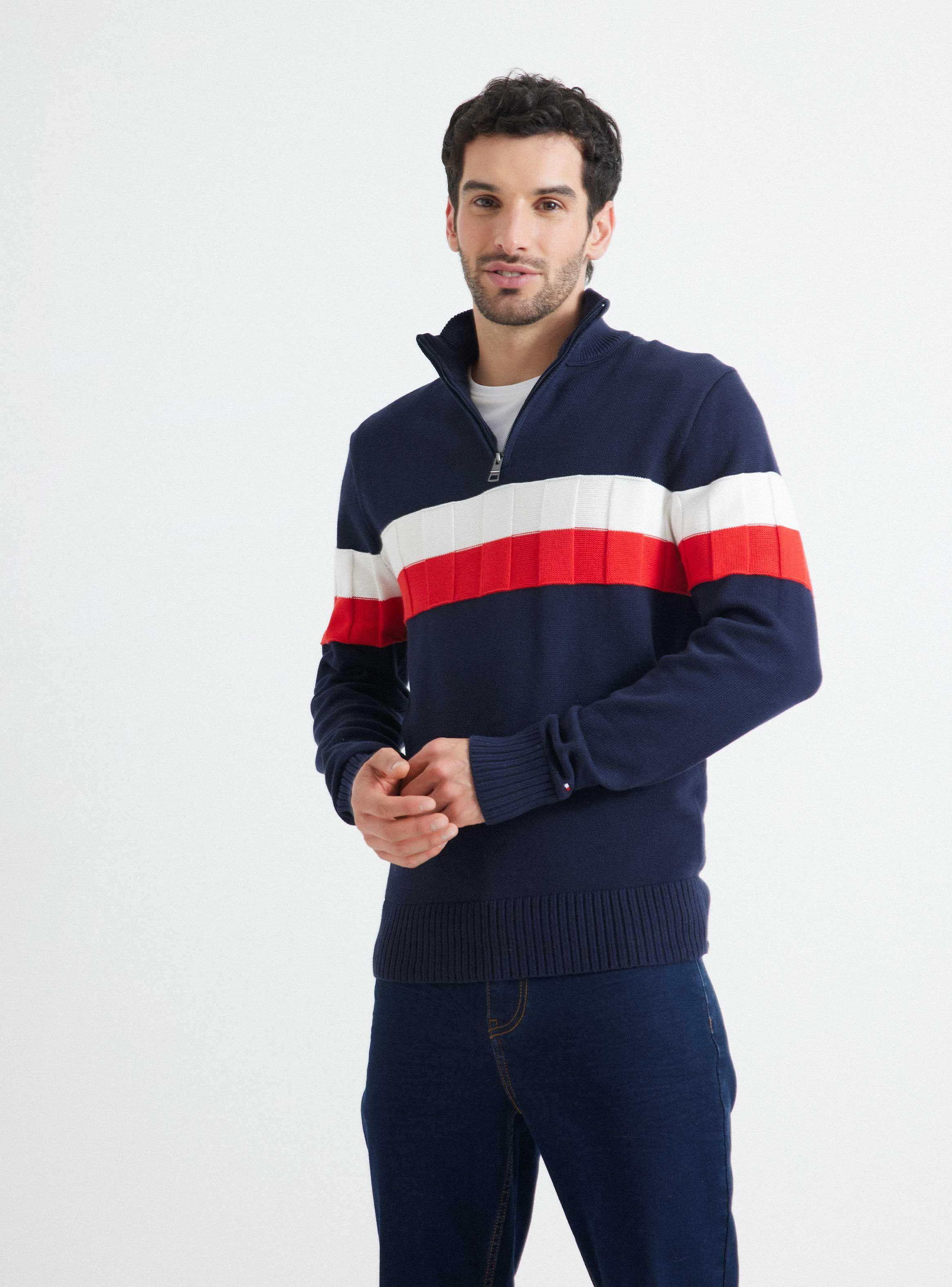 Sweater Tricolor Rayas-0