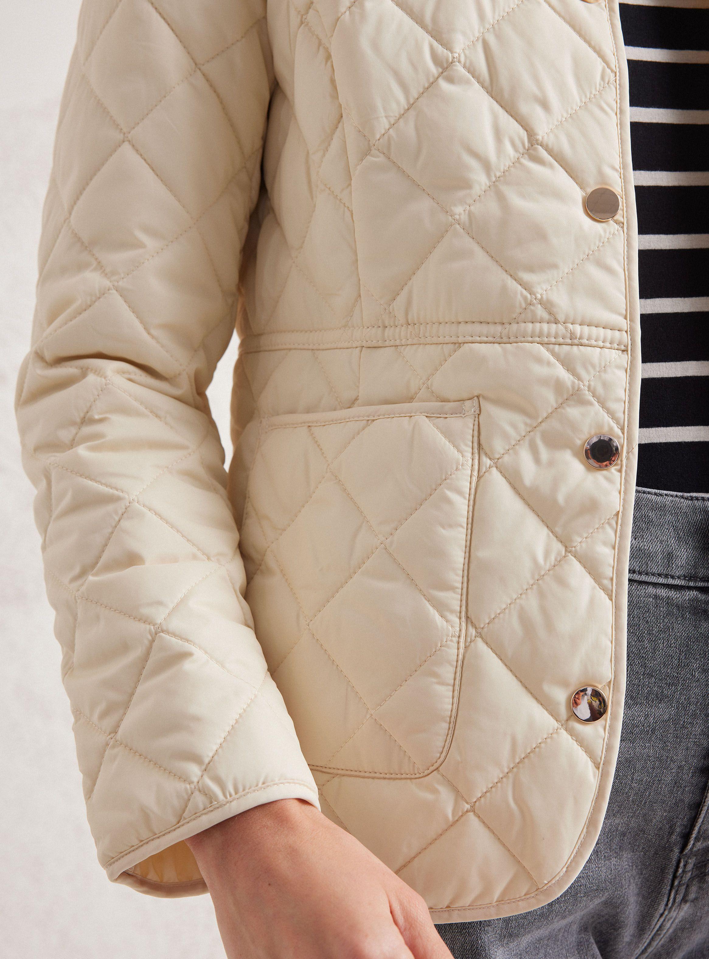 Parka Rombos Con Cuello De Cotelé-3