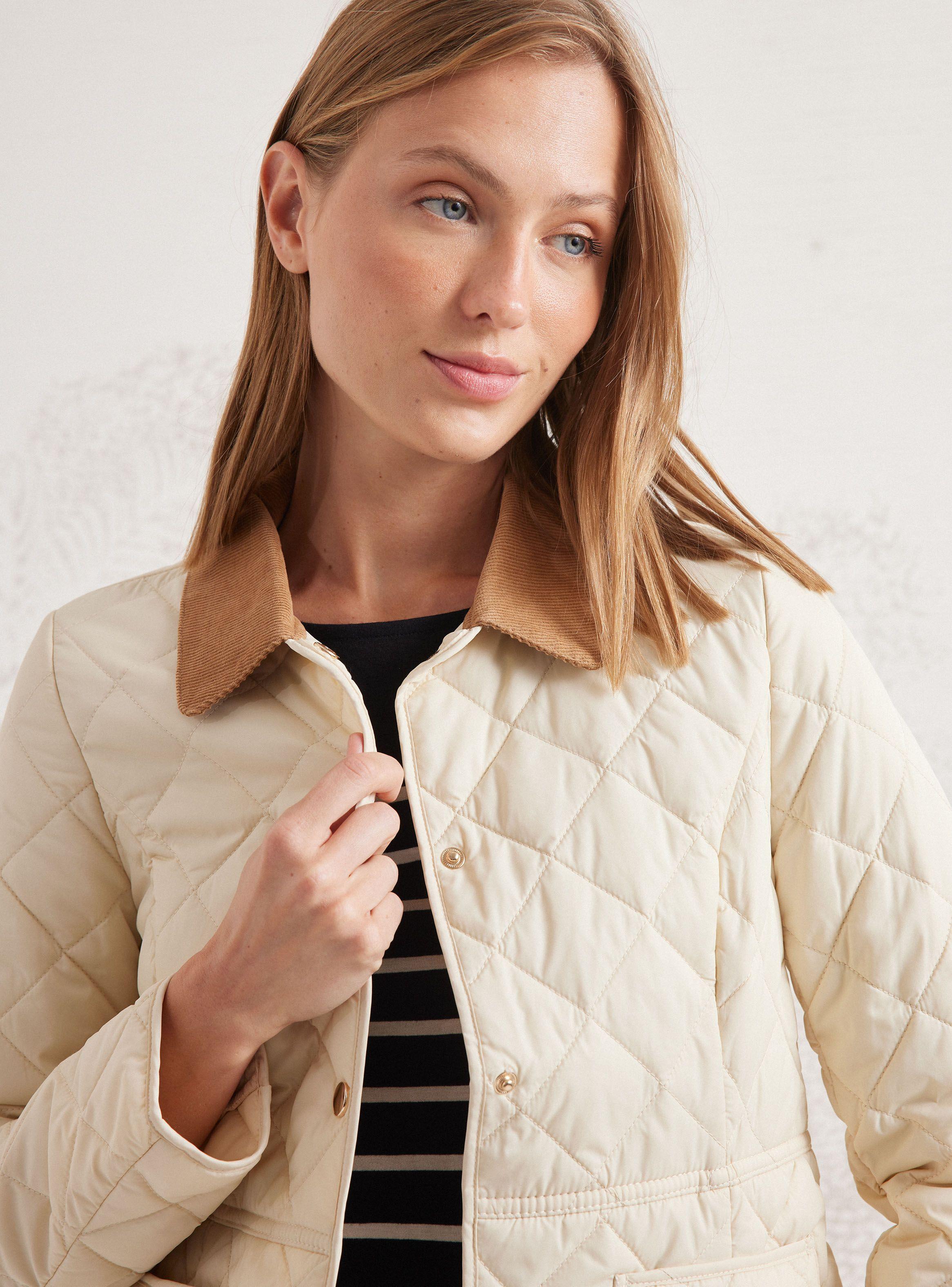 Parka Rombos Con Cuello De Cotelé-2