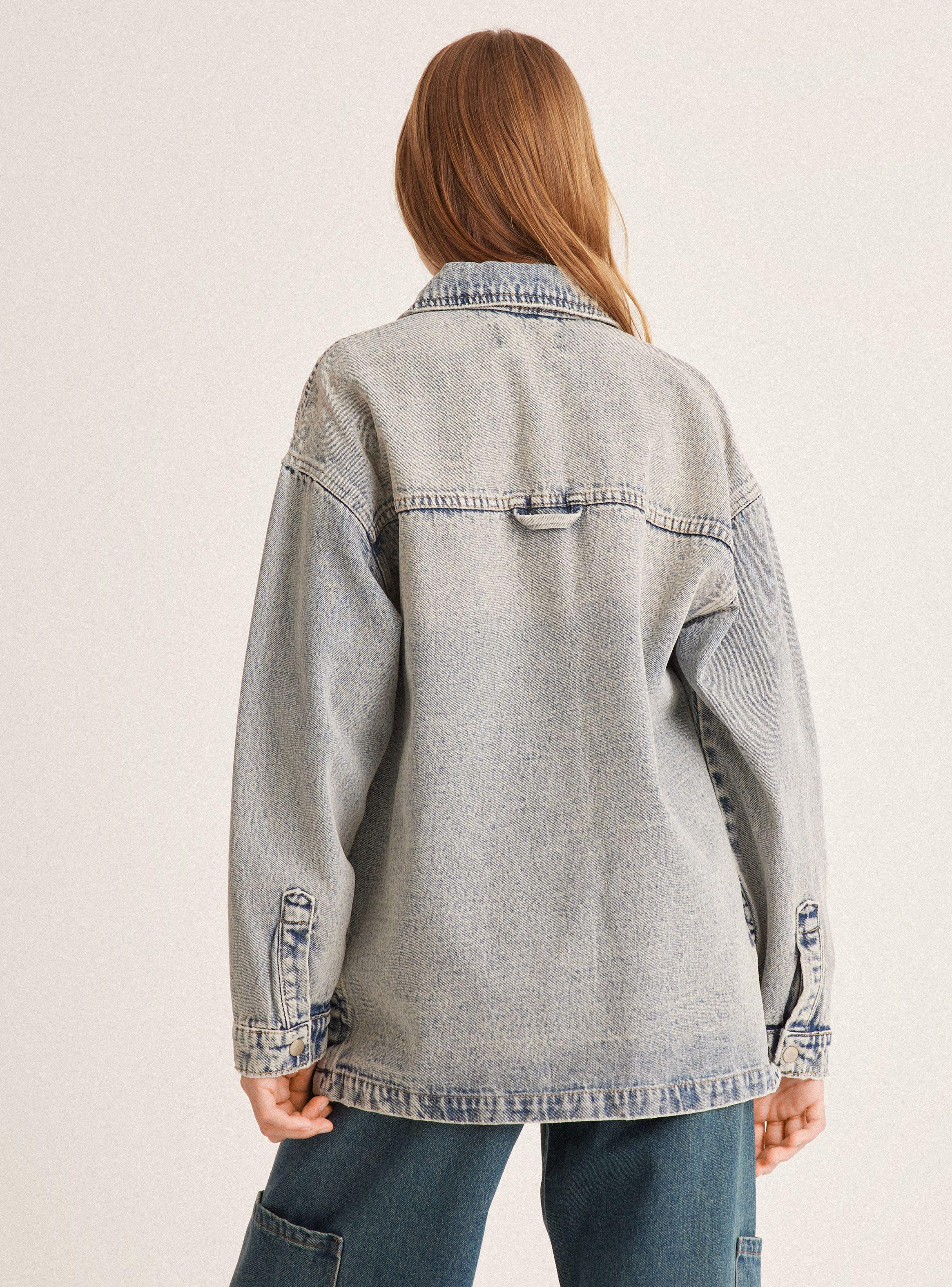 Chaqueta Sobrecamisa Holgada-1