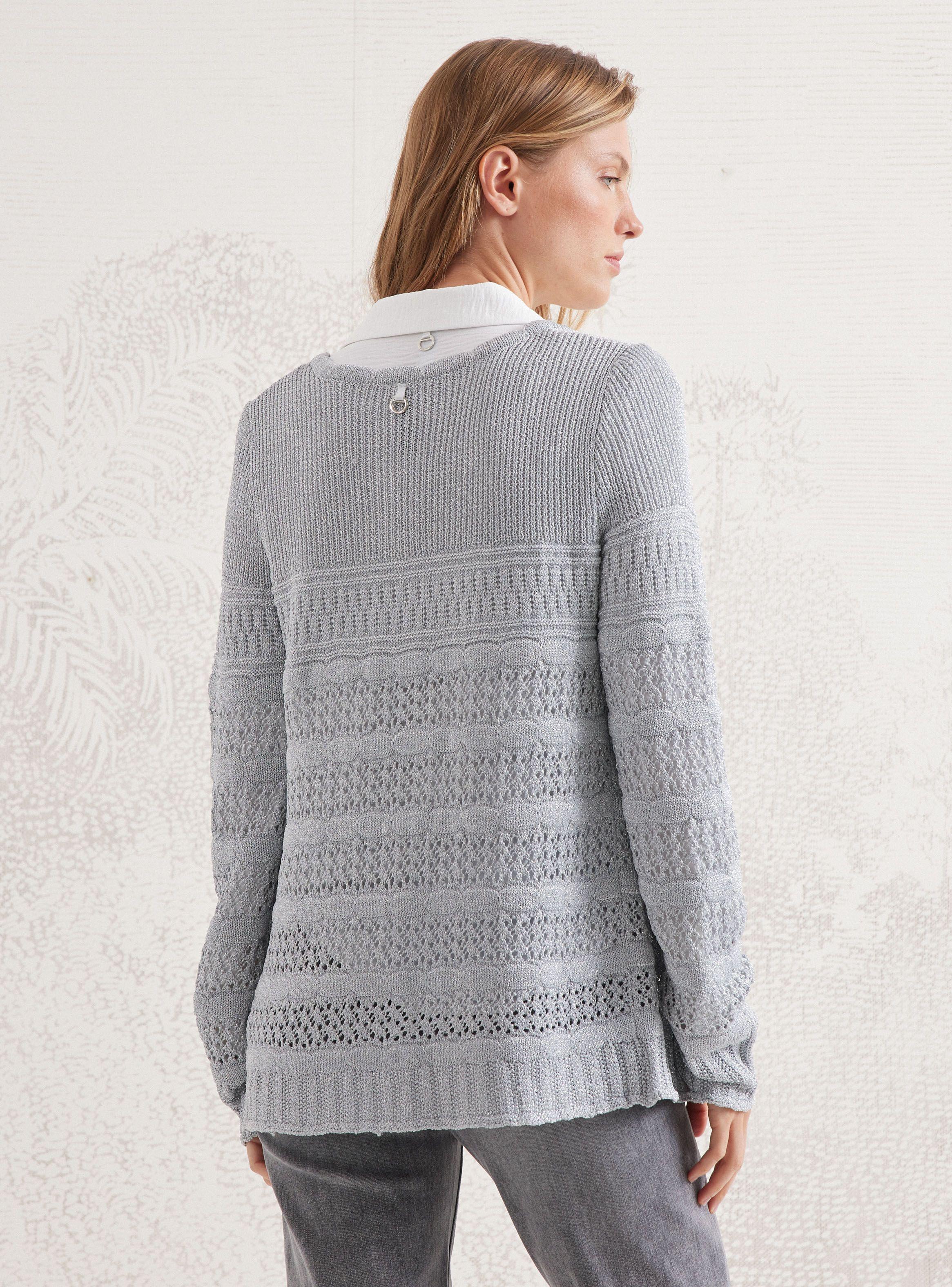 Chaleco Tipo Kimono Tejido Con Lurex-1