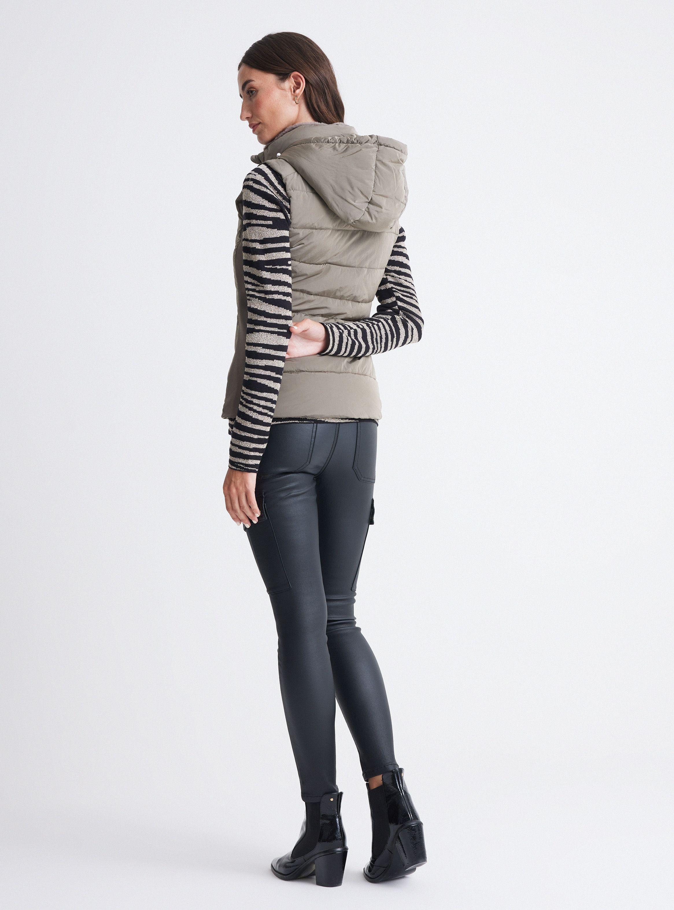 Parka Sin Mangas Ajustada Acolchada-5