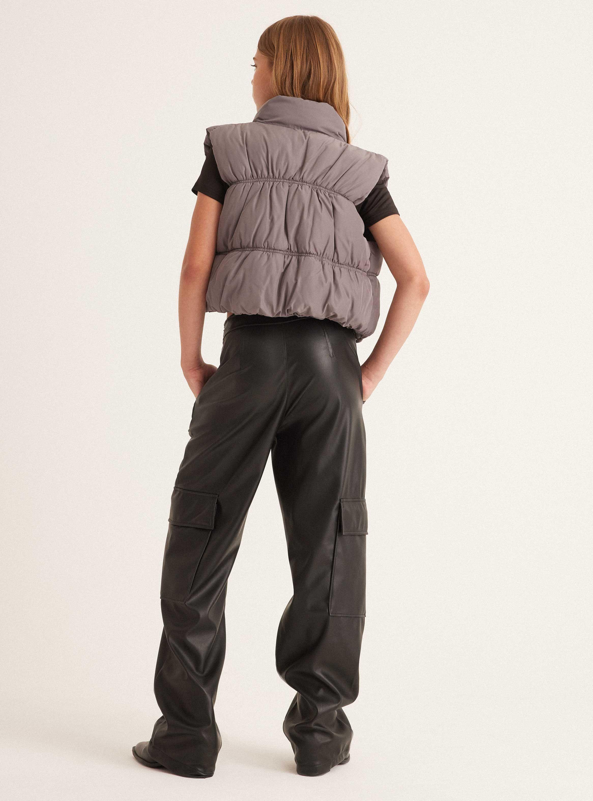 Parka Acolchada Crop-5