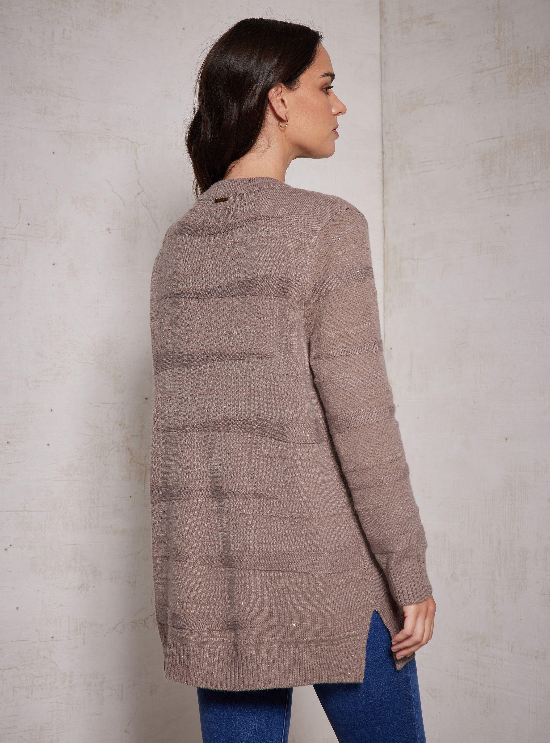 Chaleco Kimono Con Aplicación Lentejuelas-1