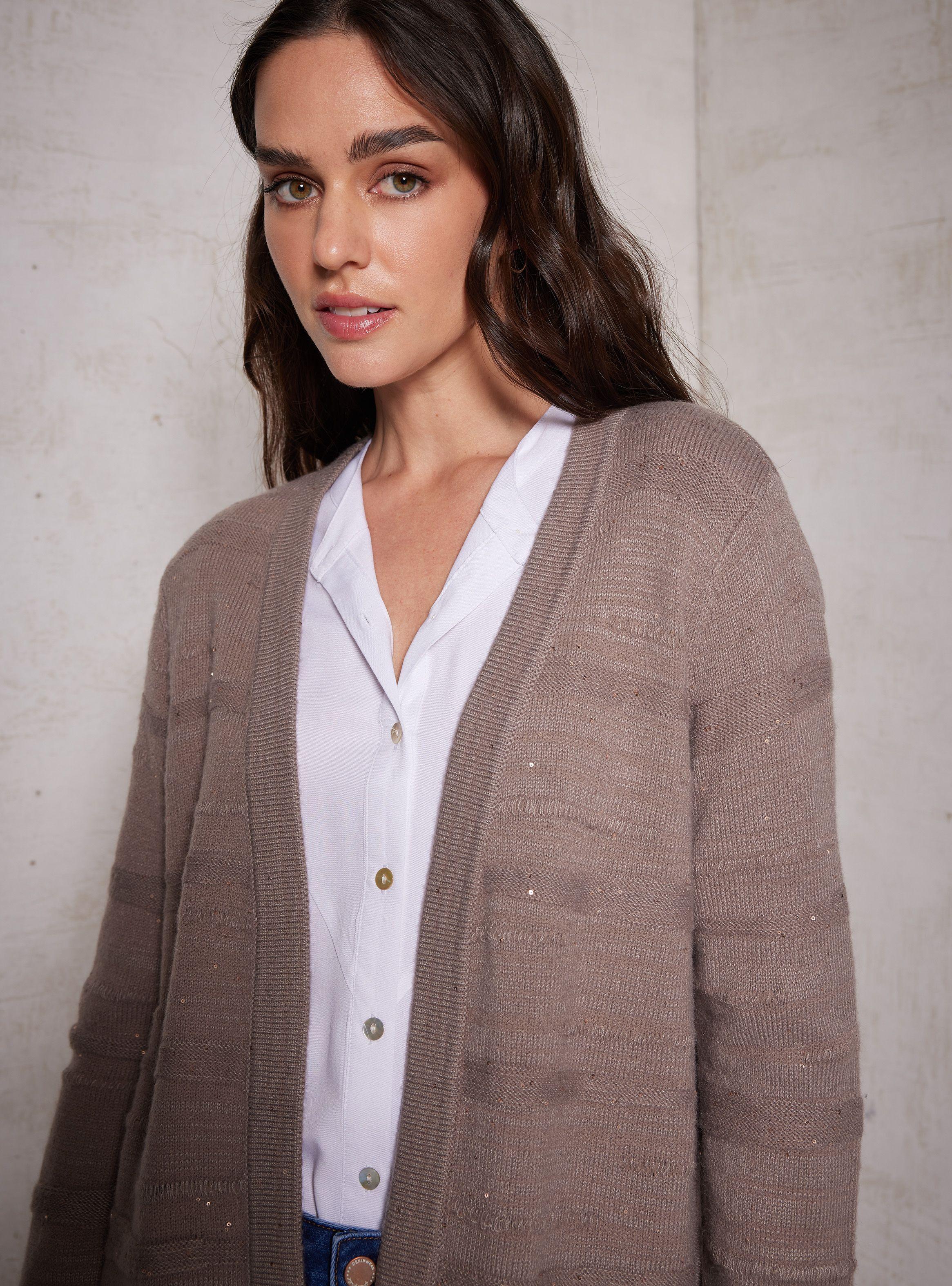 Chaleco Kimono Con Aplicación Lentejuelas-2