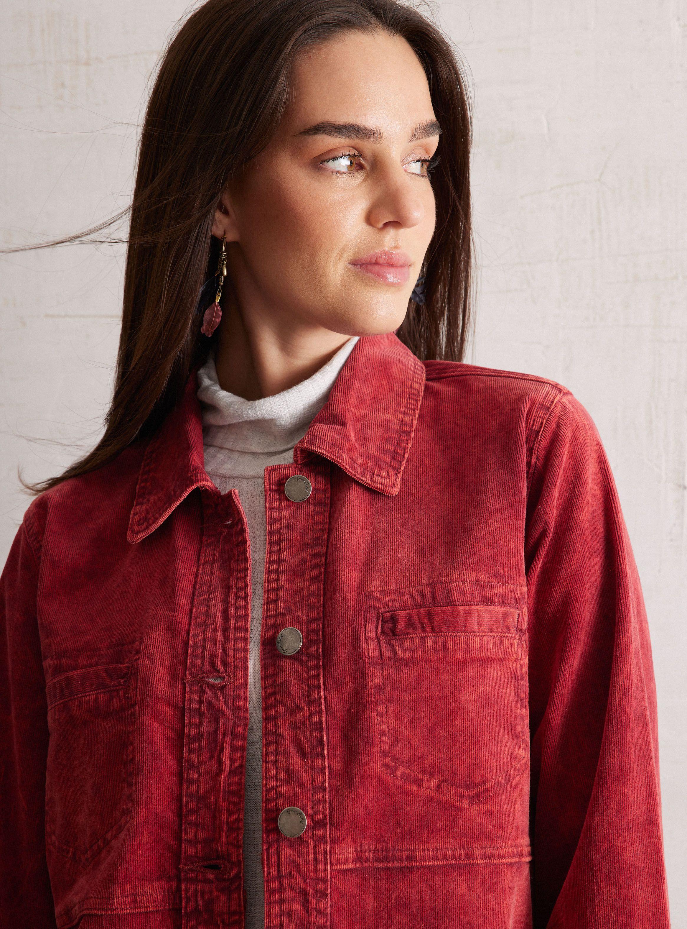 Chaqueta Sobrecamisa Cotelé Con Proceso De Lavado-2