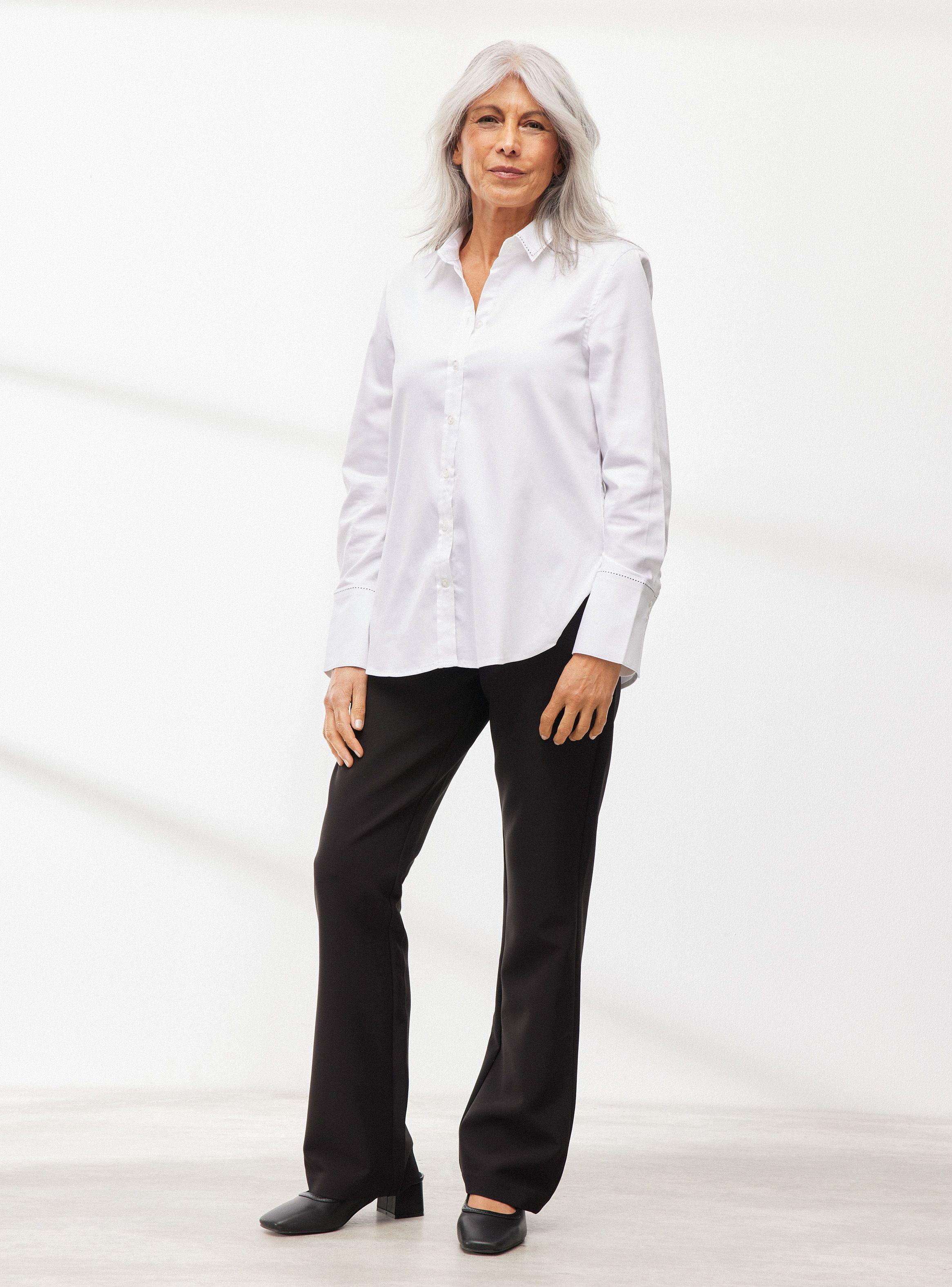 Blusa Camisa Detalle Pespuntes-4