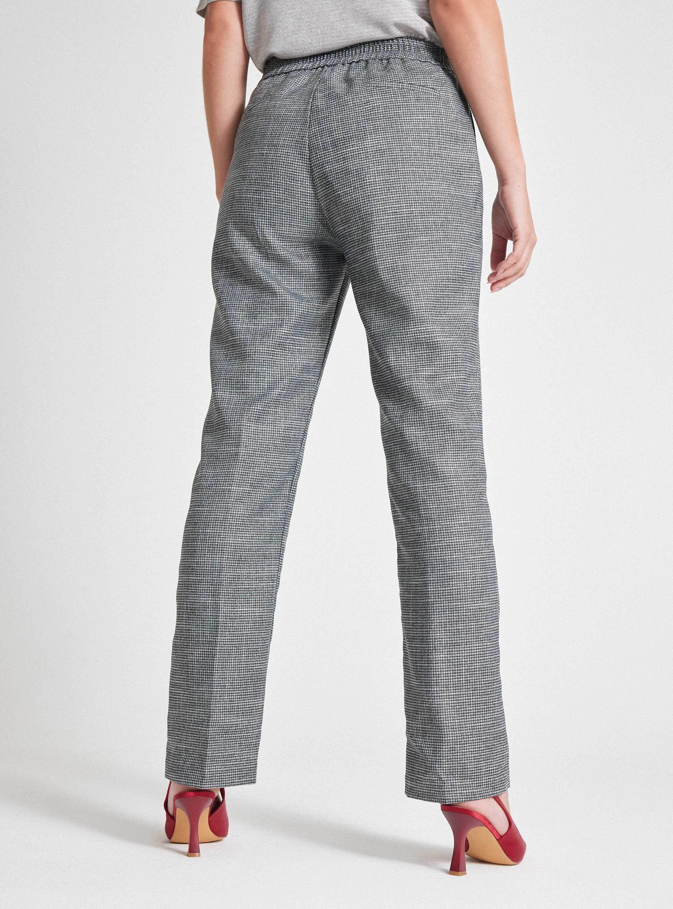 Pantalón De Vestir Con Hebillas Decorativas-1