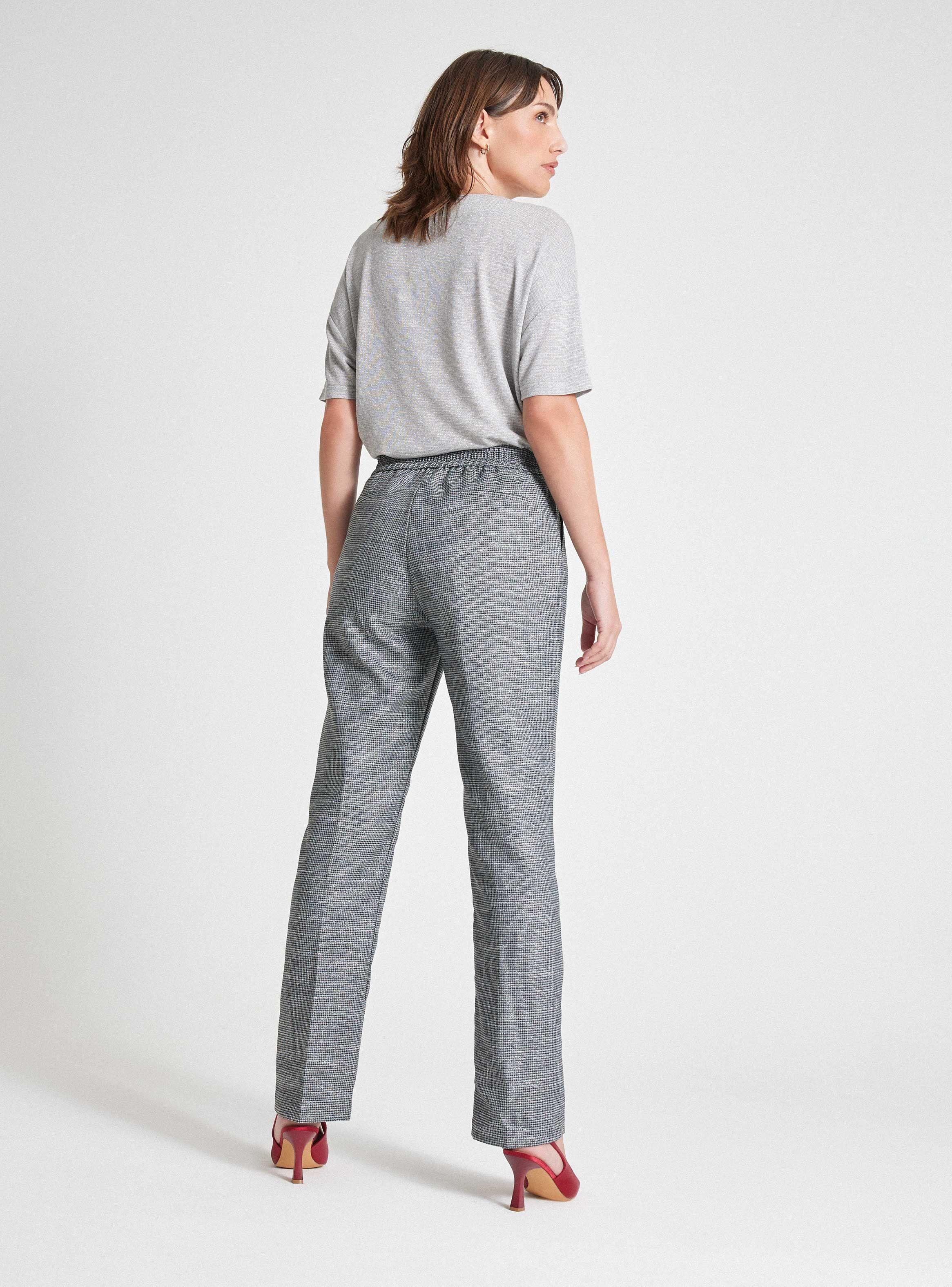 Pantalón De Vestir Con Hebillas Decorativas-5