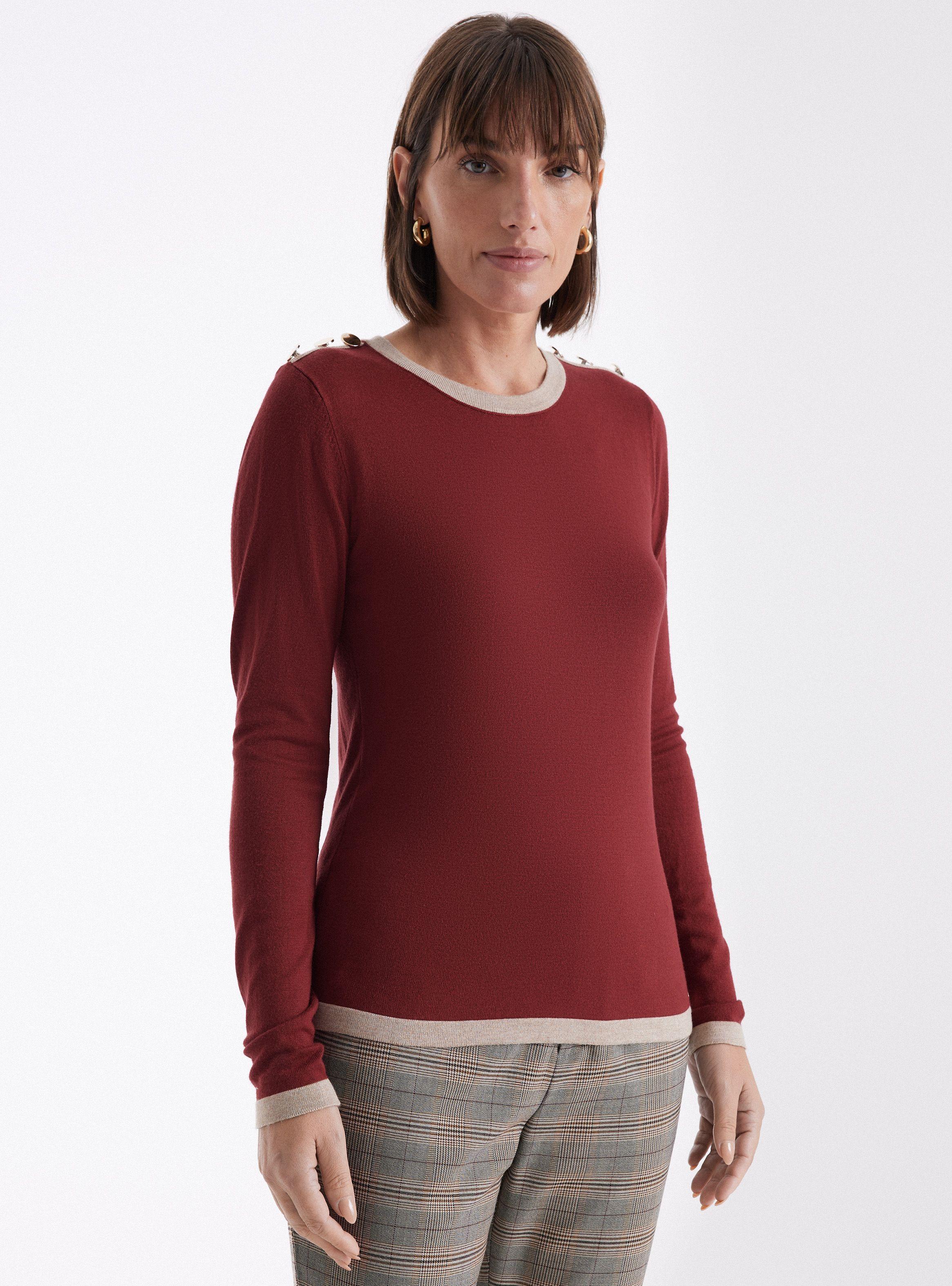 Sweater Botones en Hombros-0