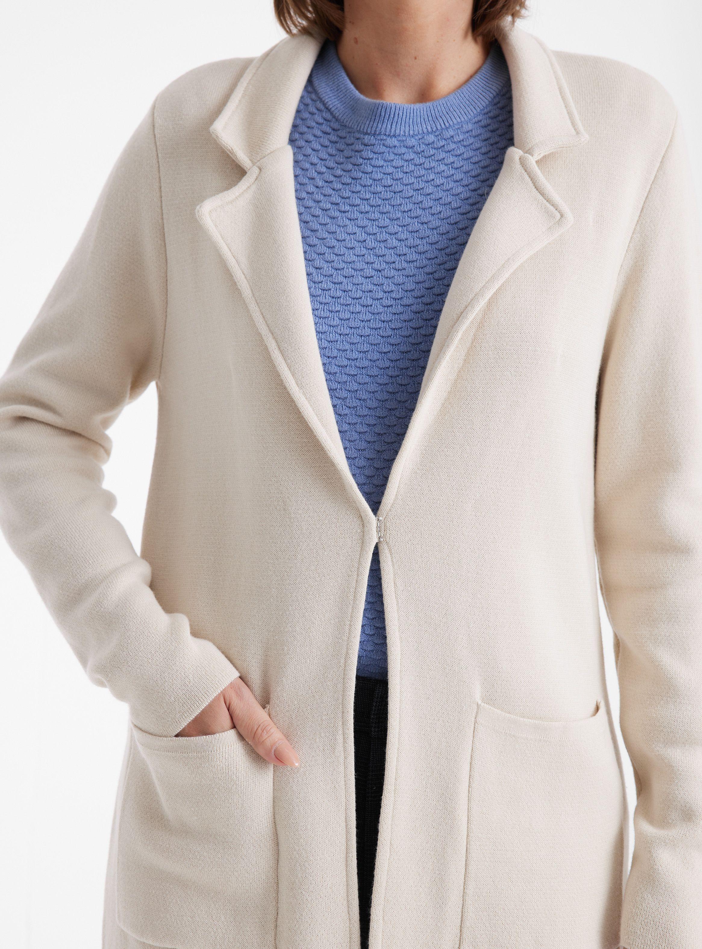 Chaqueta Tejida Tipo Blazer-3