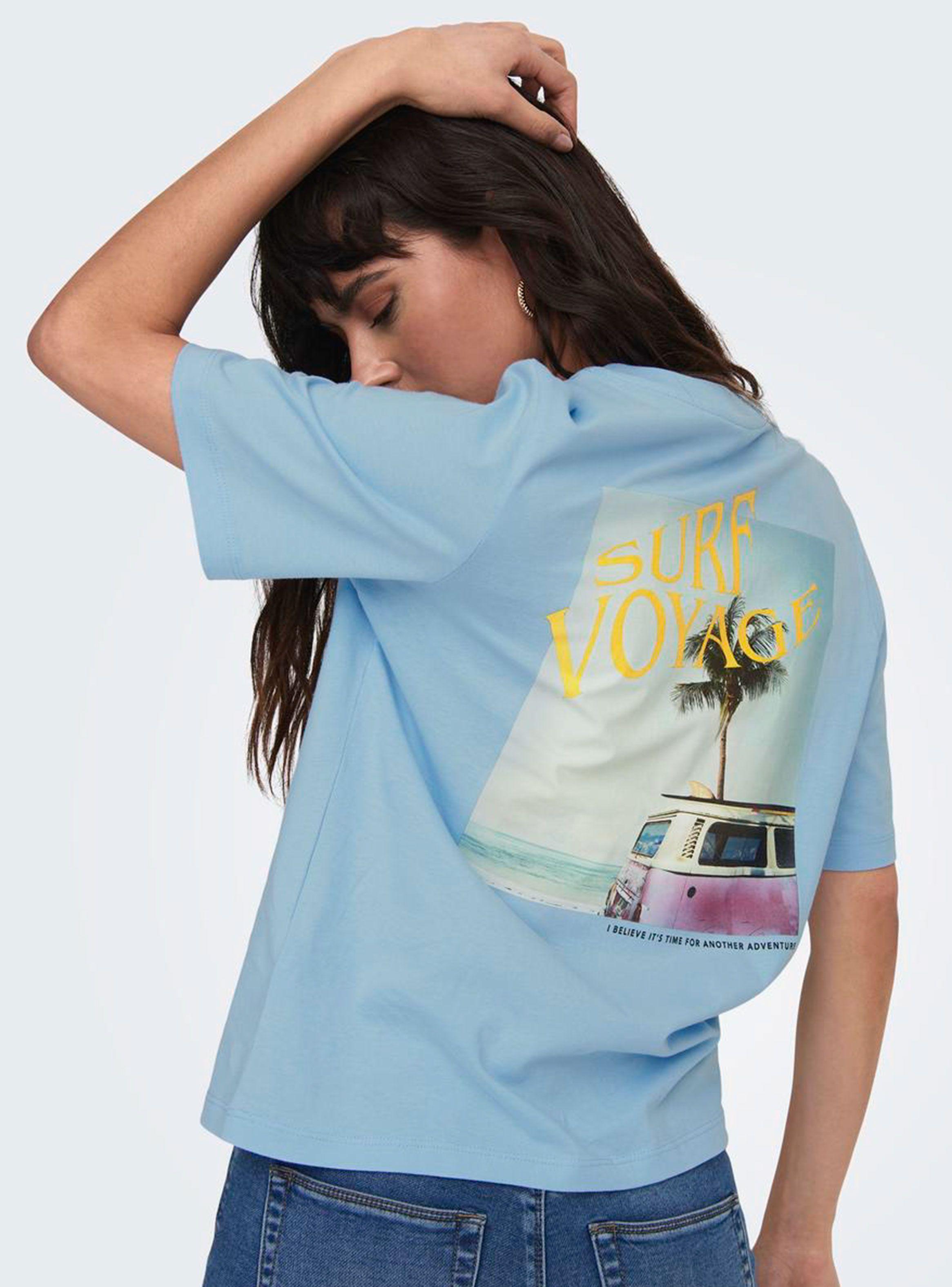 Polera Manga Corta Algodón Mujer-1
