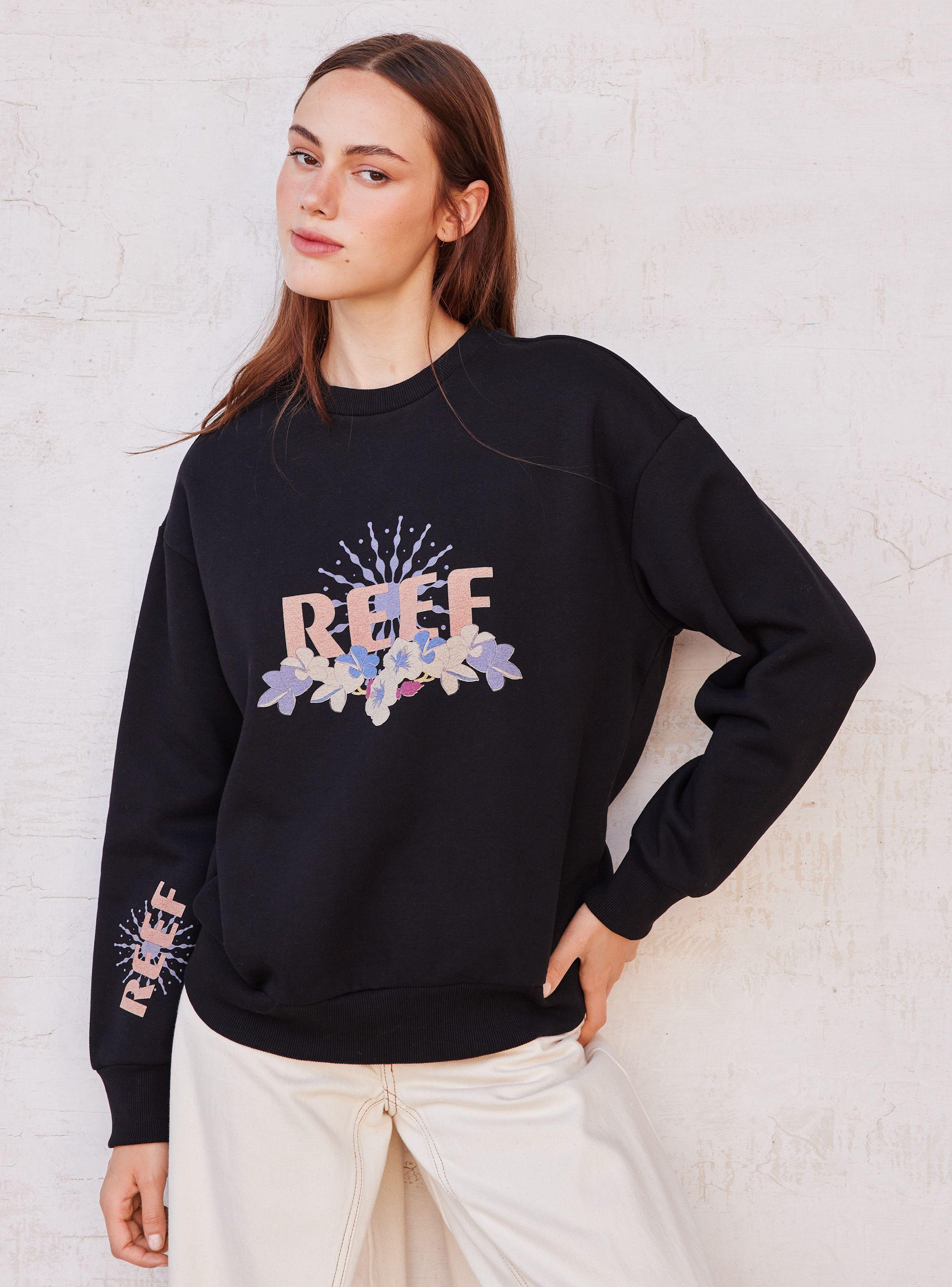 Polerón Crewneck con Estampado en Frente y Manga-0