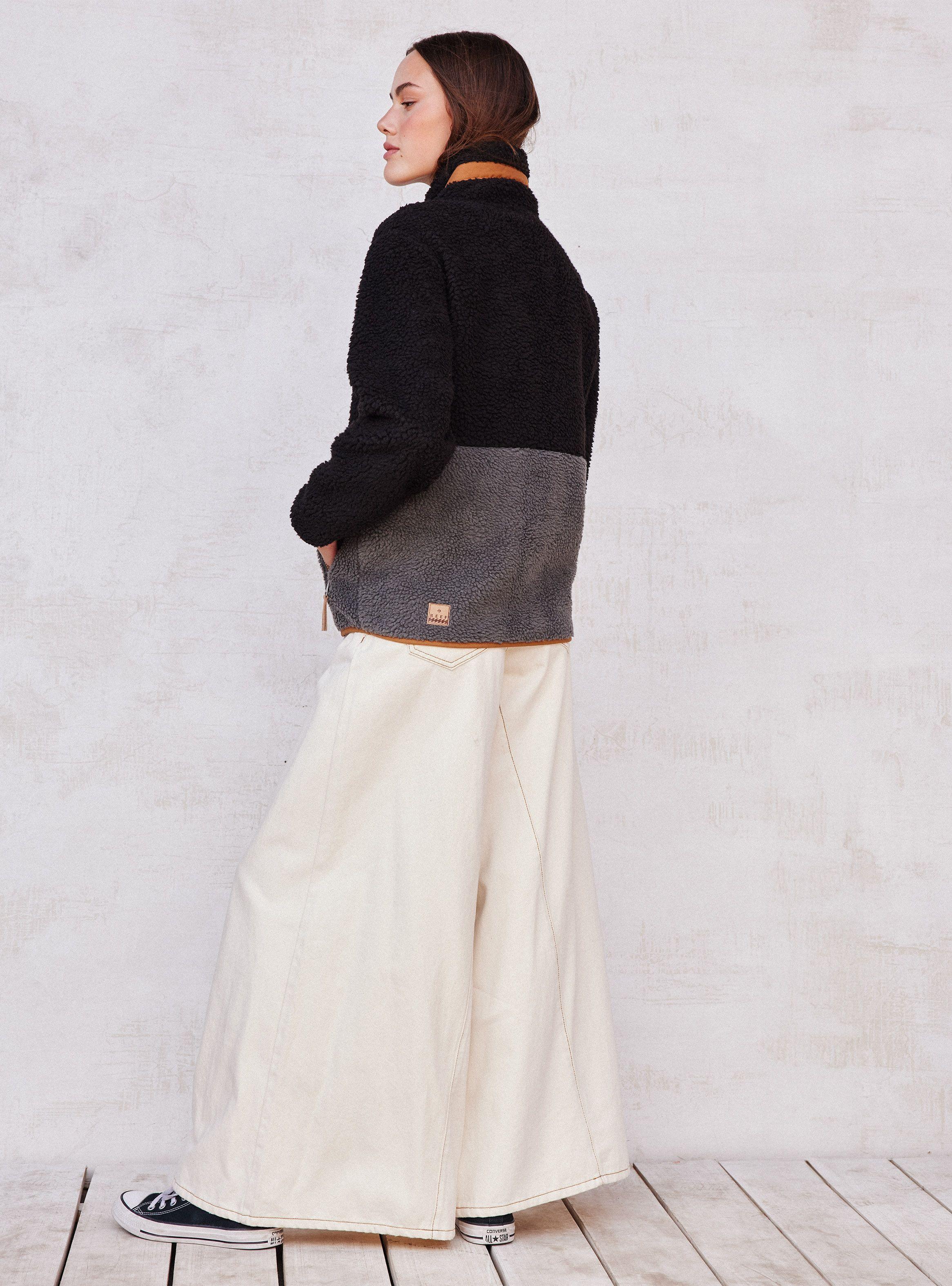 Polerón Sherpa Color Block Bolsillo-5