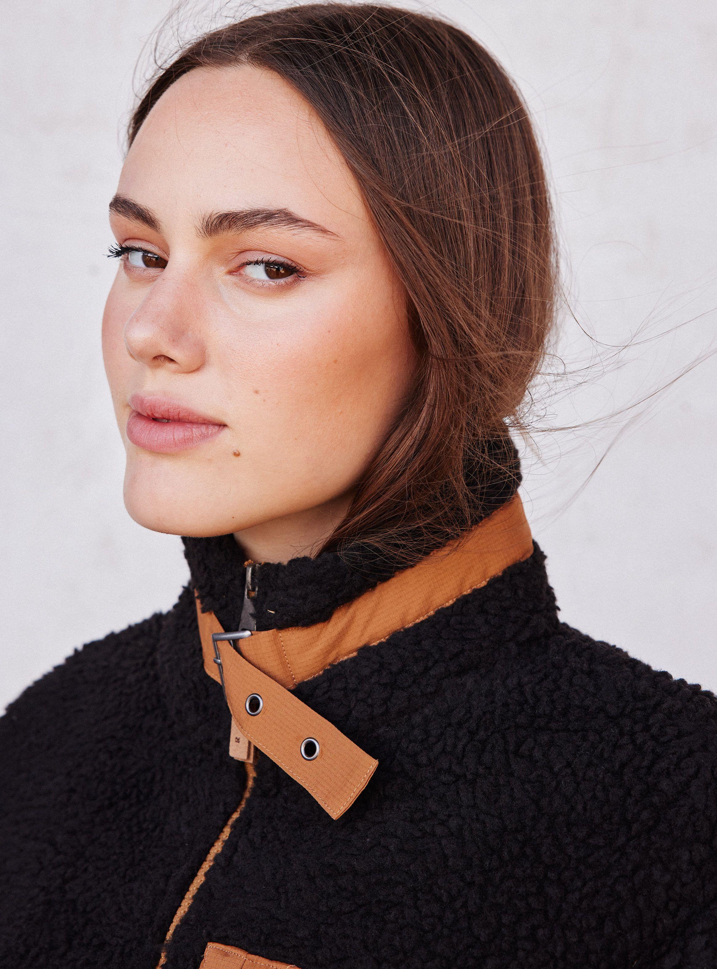 Polerón Sherpa Color Block Bolsillo-2