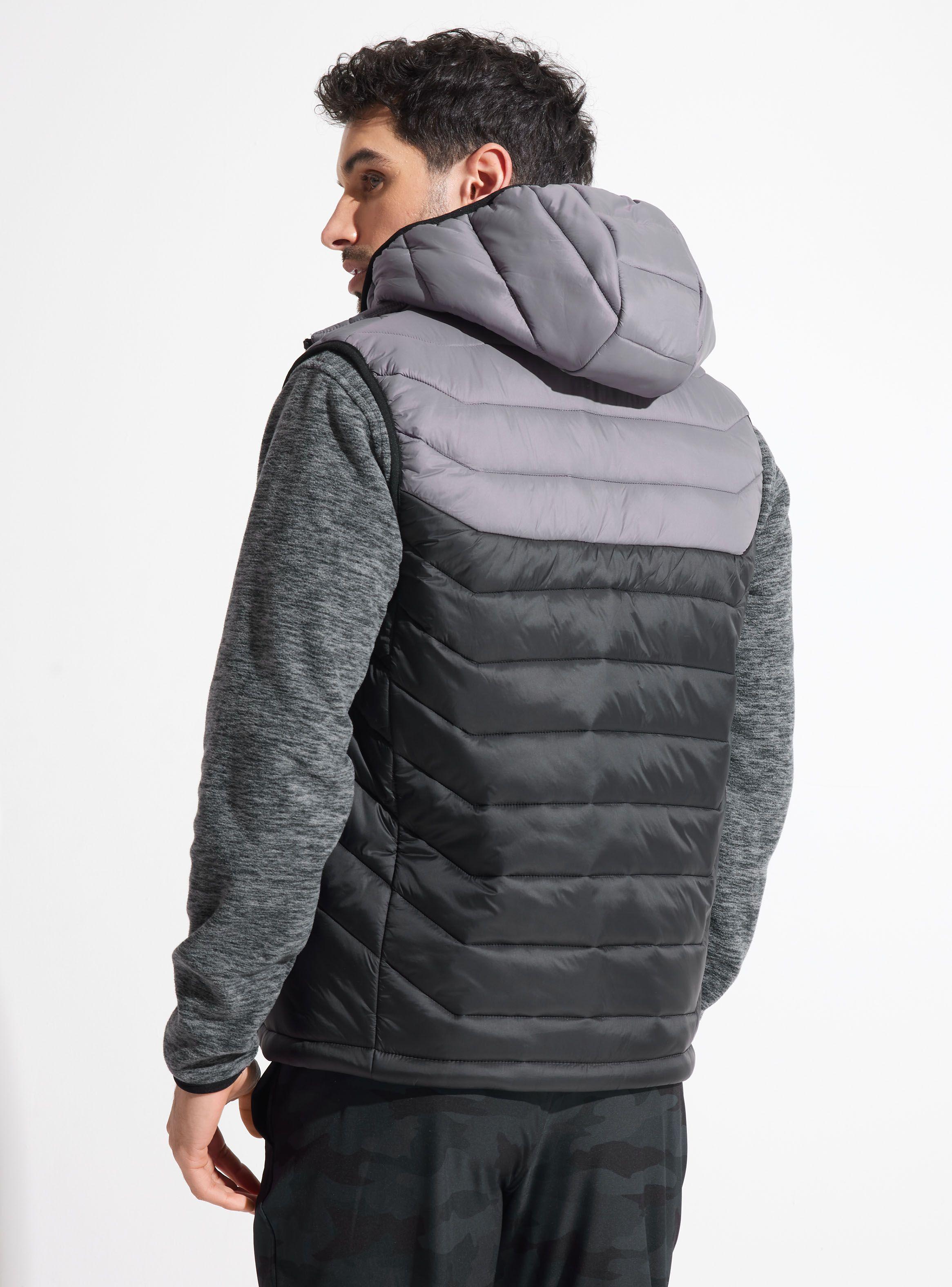 Parka Color Block Sin Mangas-1