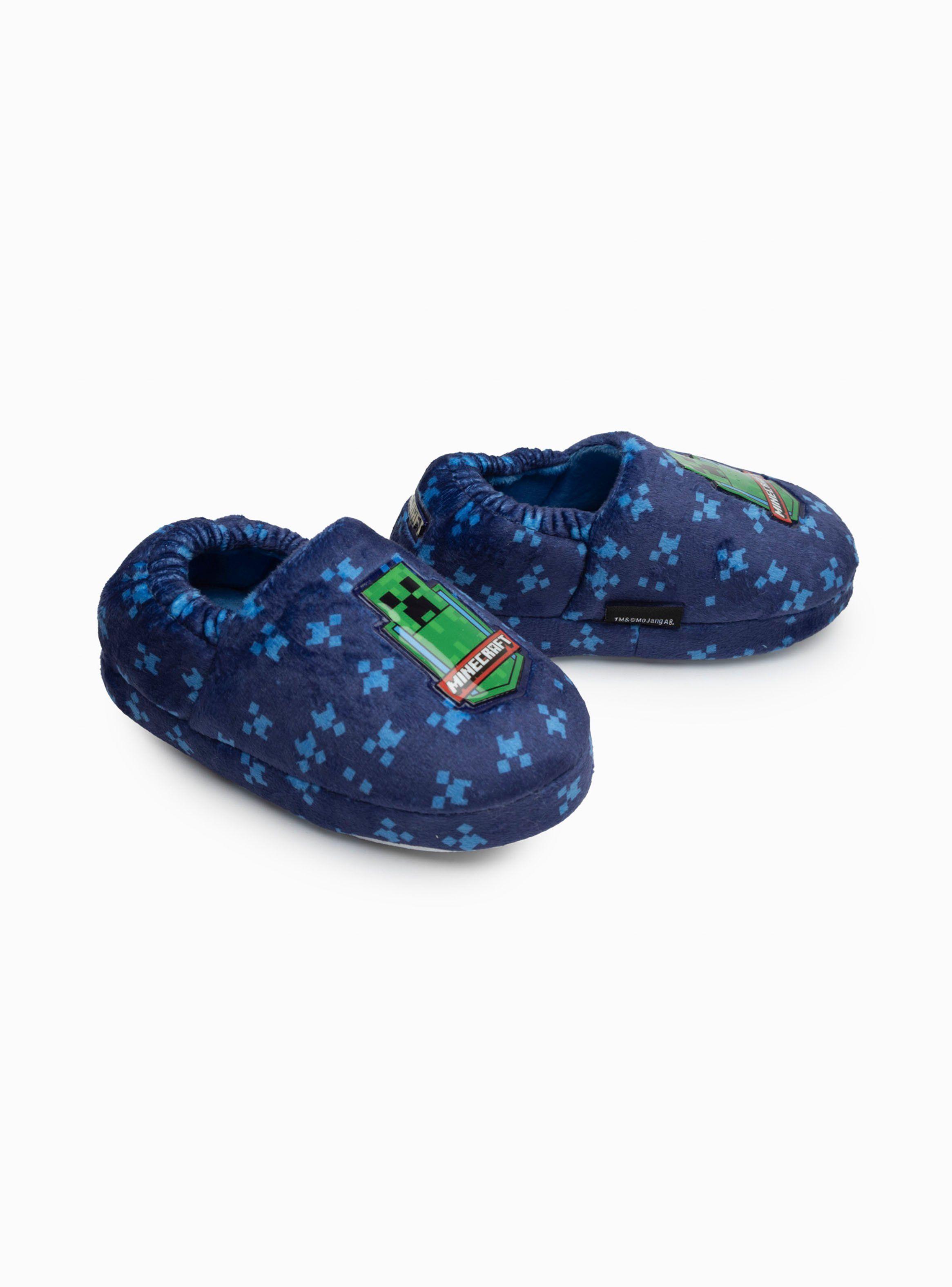 Pantufla Creeper Minecraft Niño-1