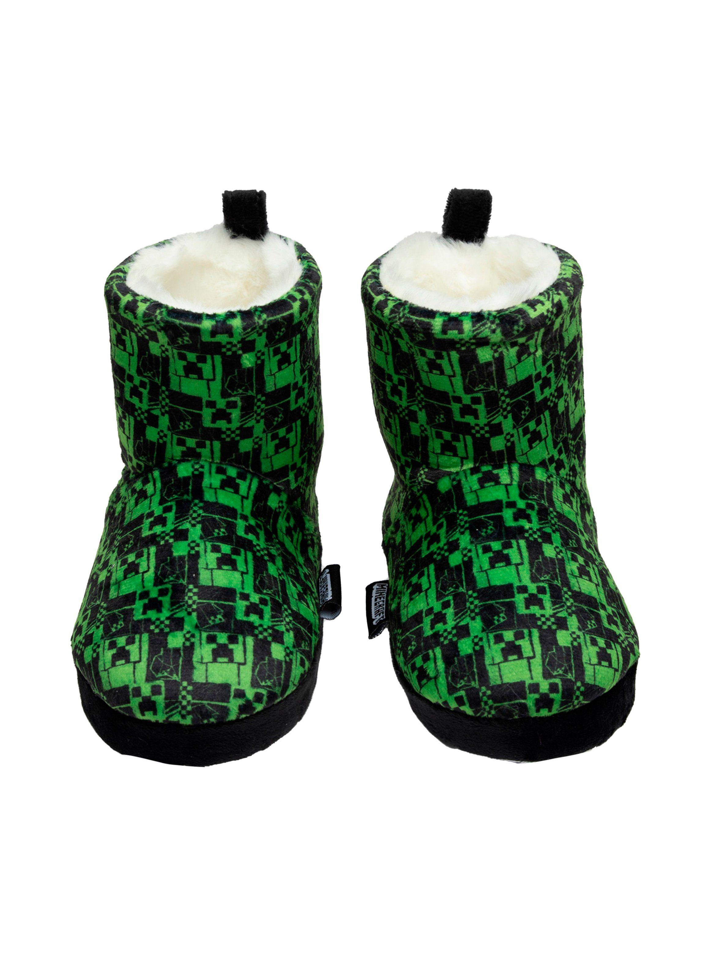 Pantufla Bota Rotativo Minecraft Niño-2