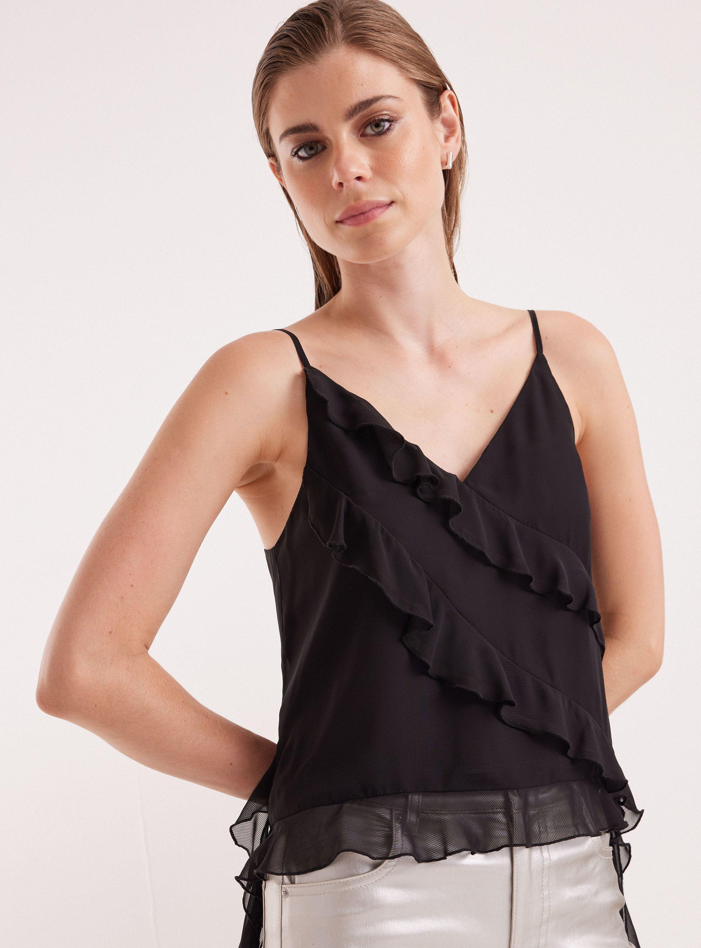 Blusa Tirantes Con Vuelos Asimétricos-2