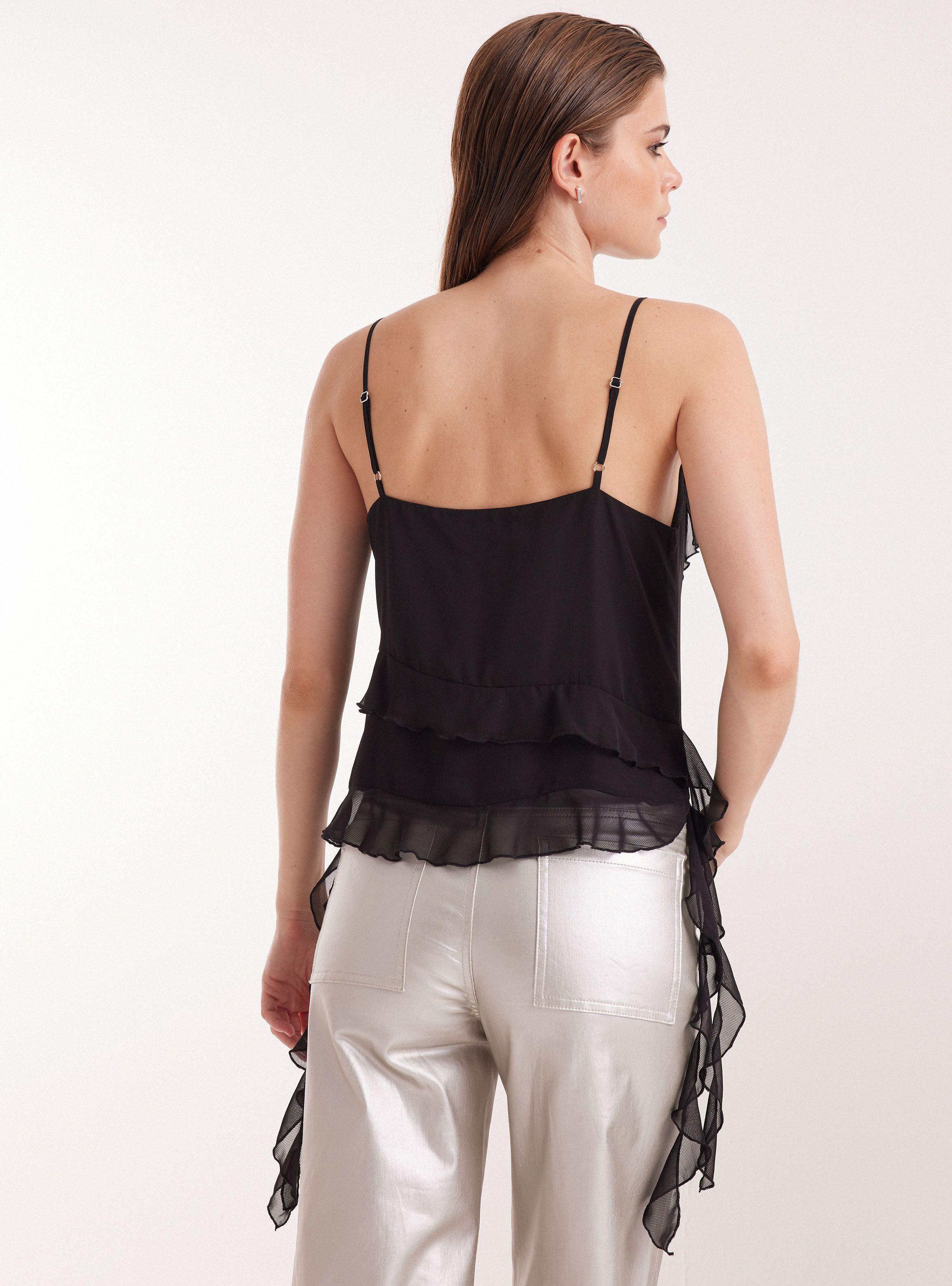 Blusa Tirantes Con Vuelos Asimétricos-1